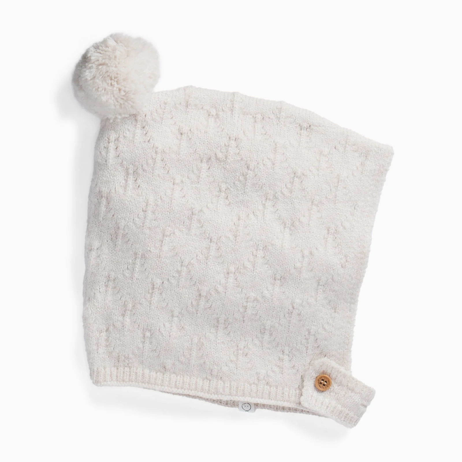 Knitted Bonnet - Ecru