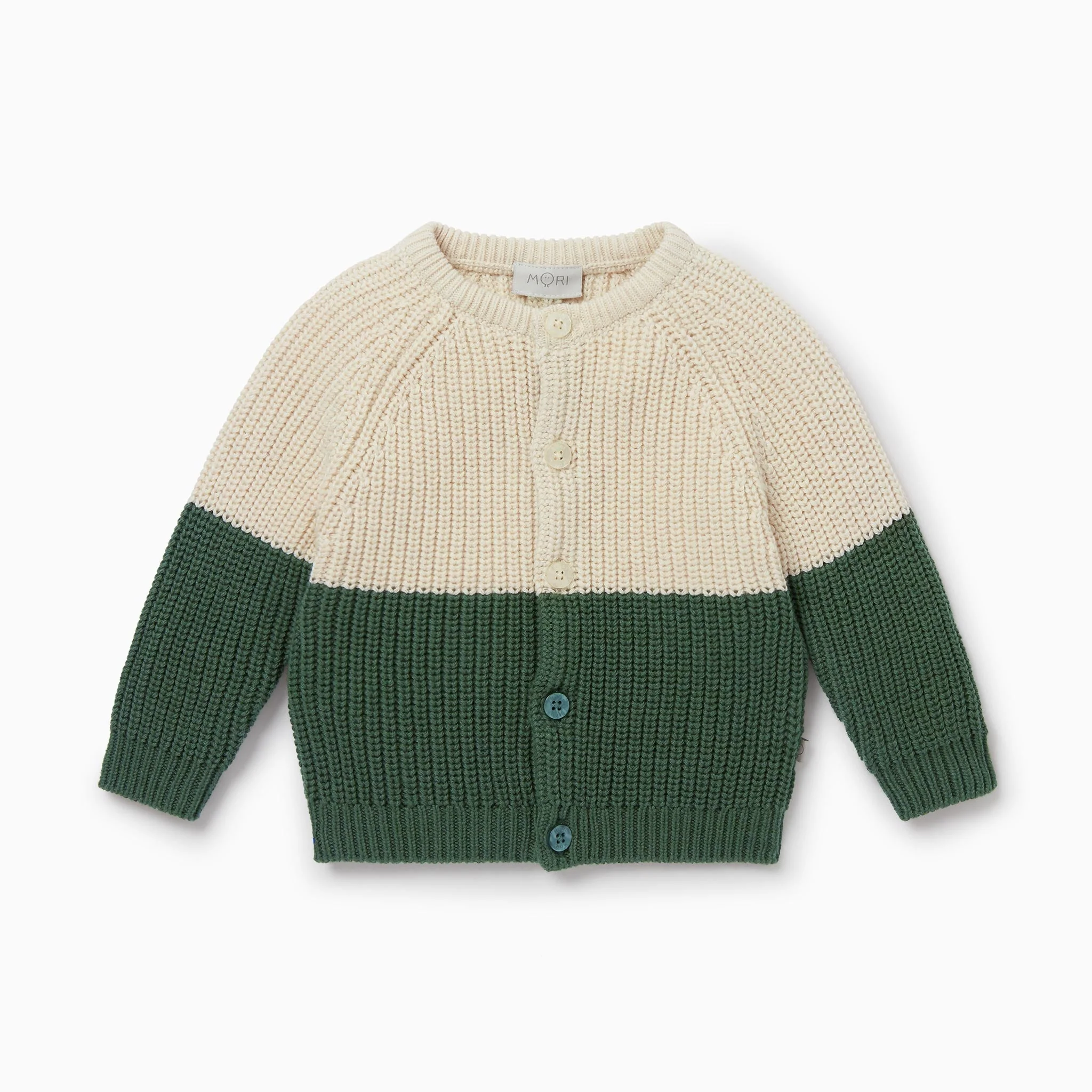 Knitted Colourblock Cardigan - Image 2