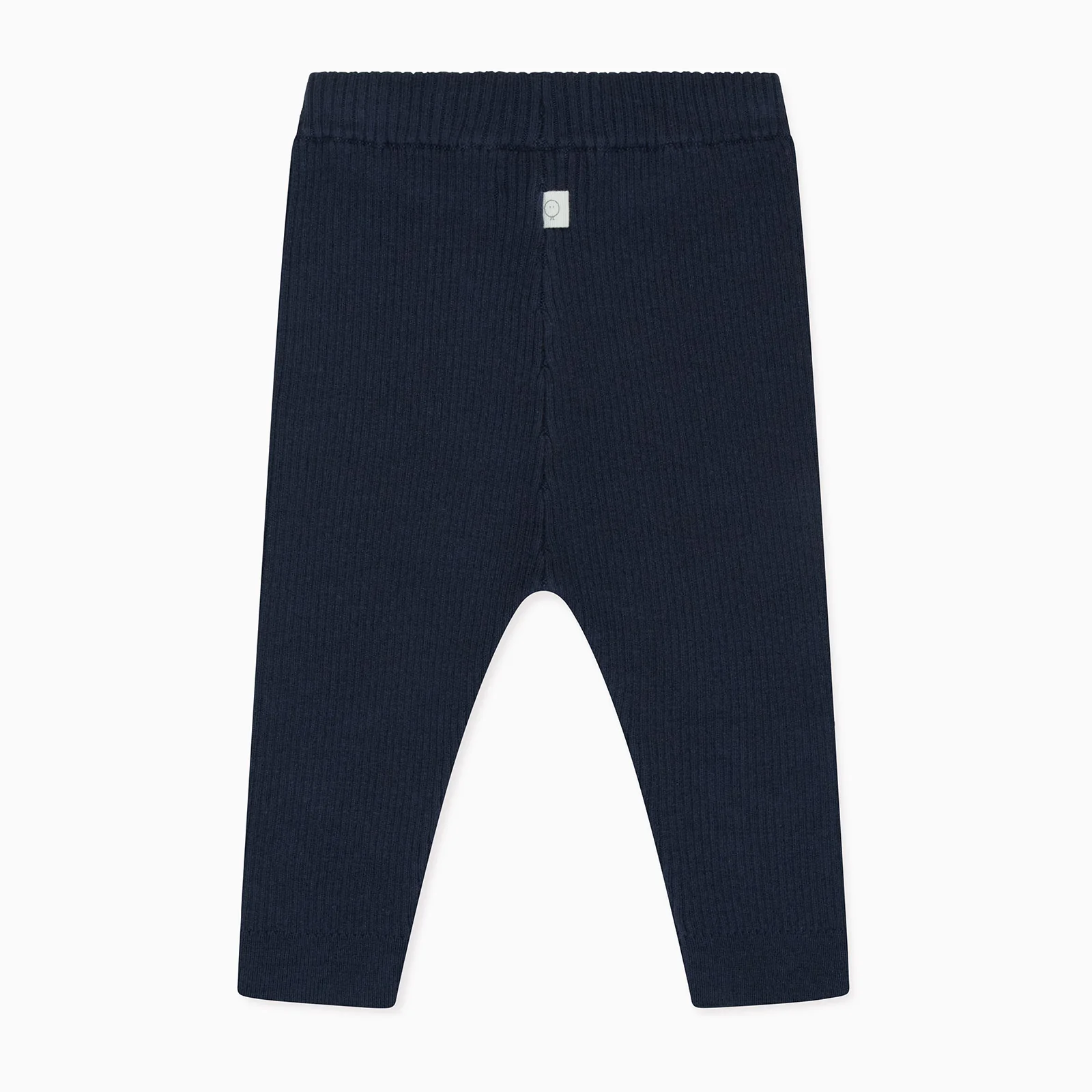 Knitted Leggings - Navy - Image 2
