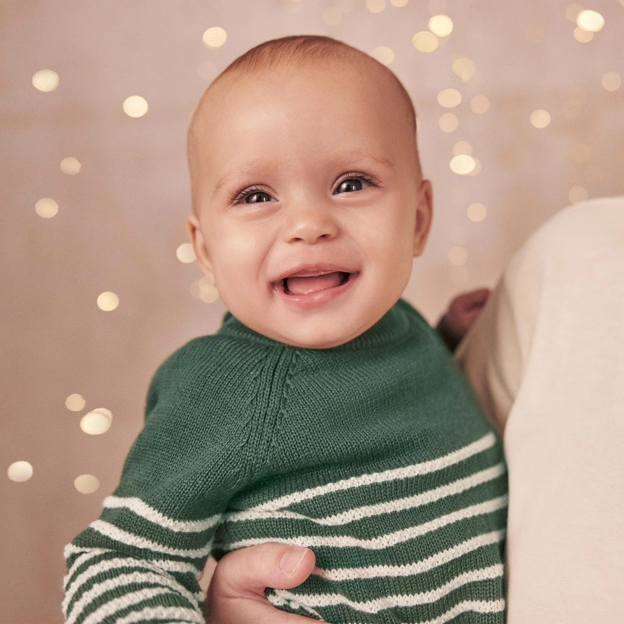 Knitted Striped Jumper & Joggers Outfit - Image 3