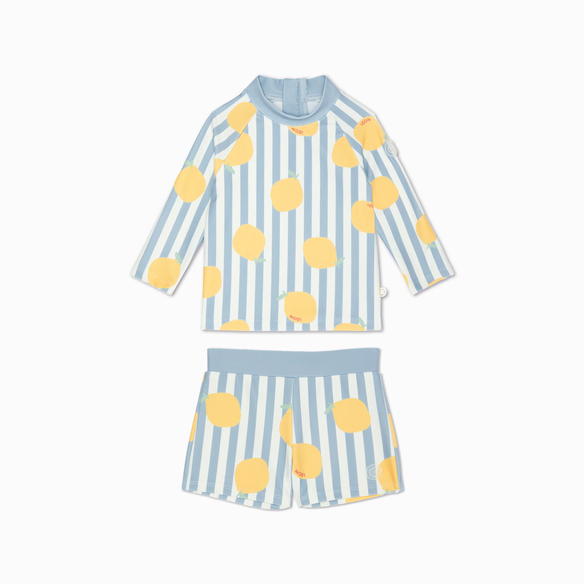 Lemon Rash Vest & Swim Shorts