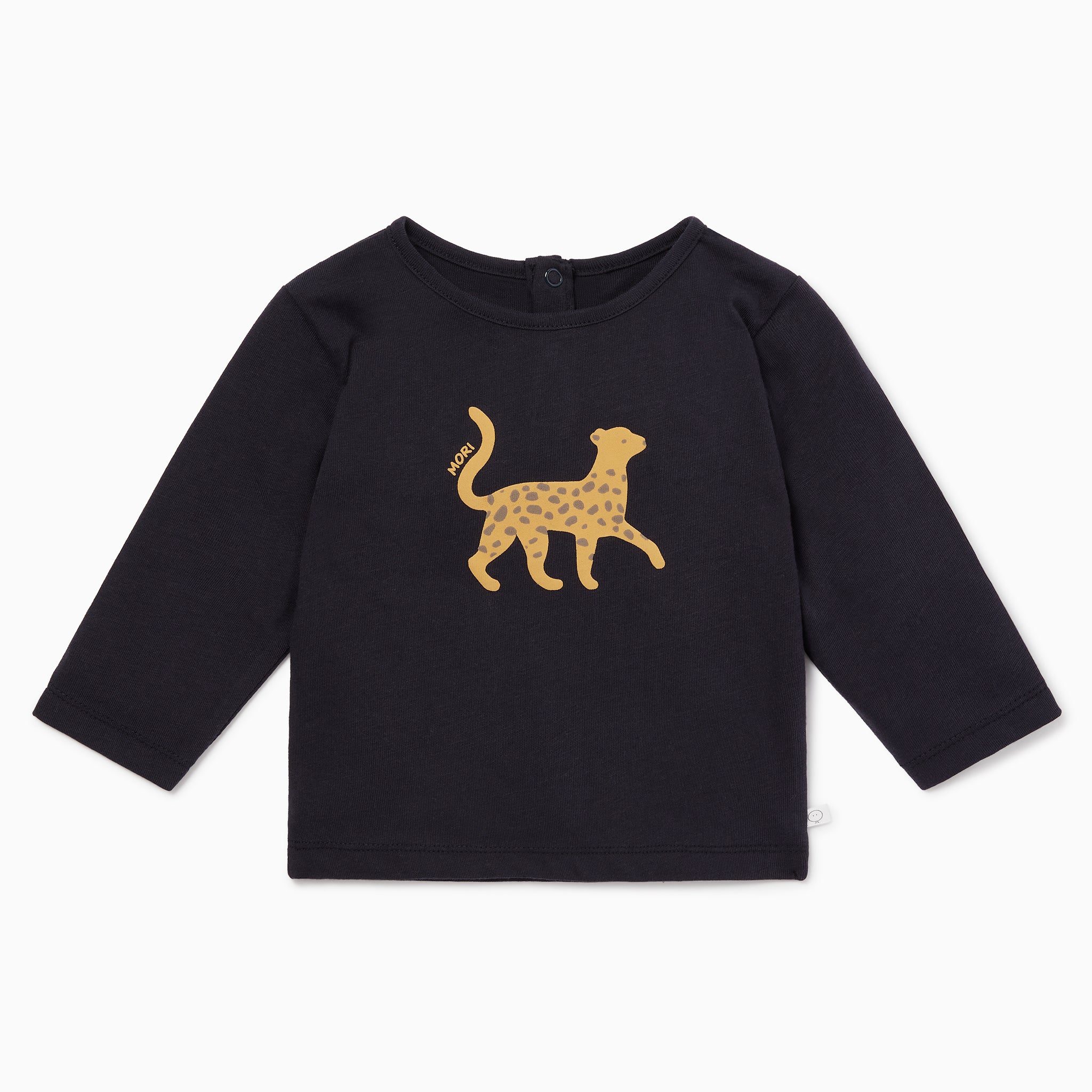 Leopard Long Sleeve T-Shirt & Ribbed Leggings Outfit - Image 2