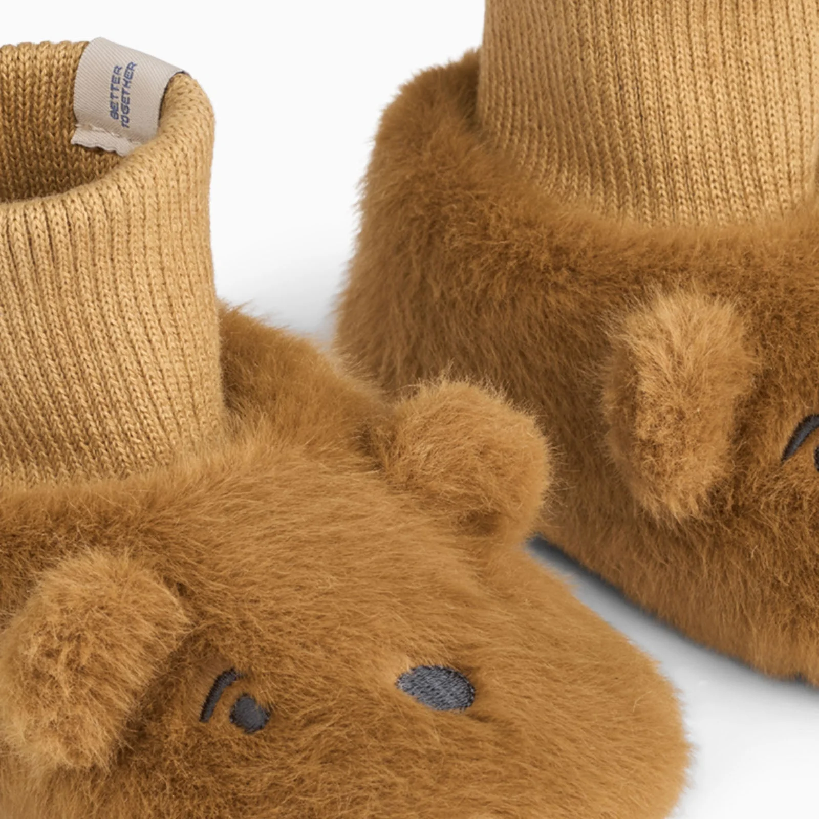 Liewood Beth Bear Plush Slipper - Golden Caramel - Image 2