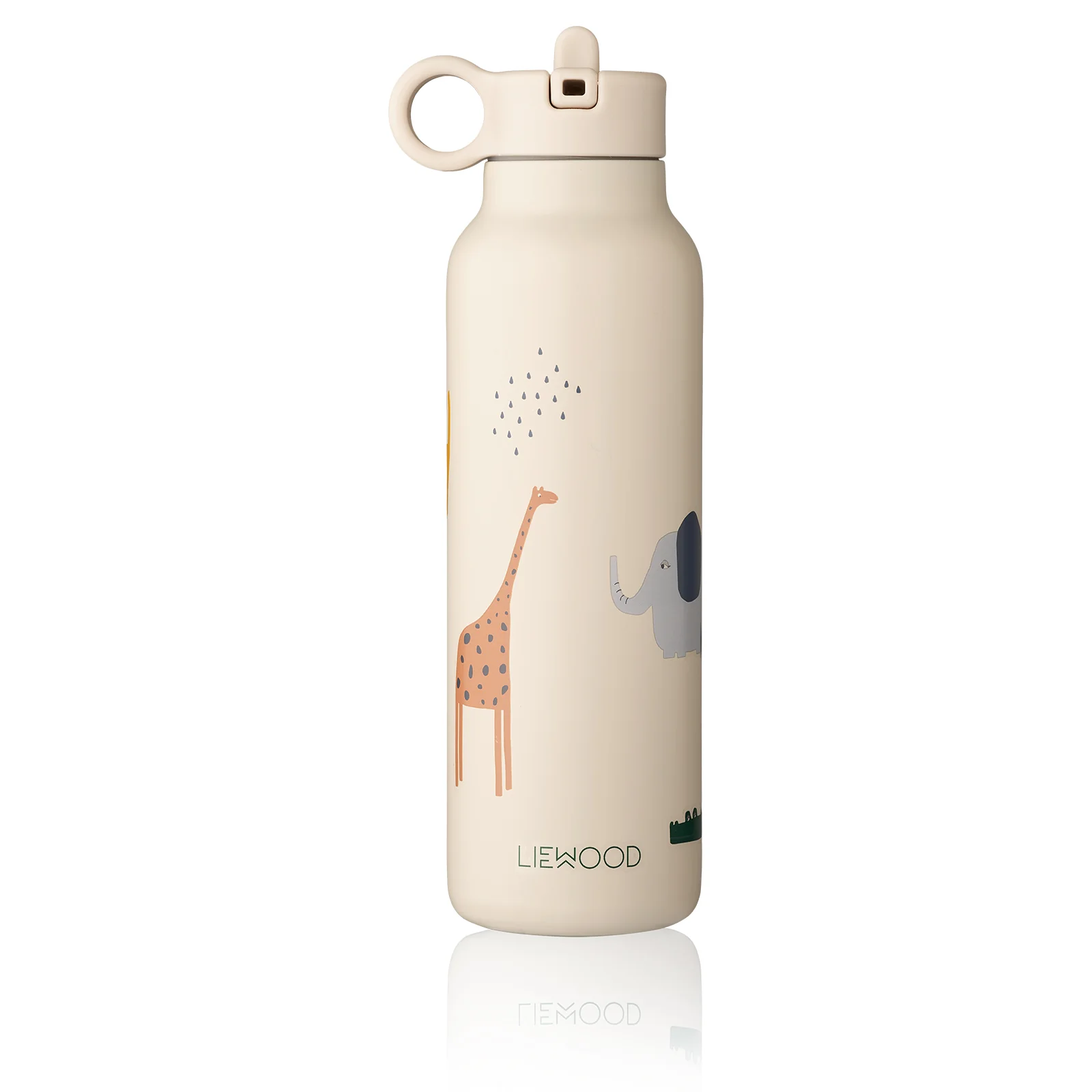 Liewood Falk Water Bottle 350ml - Safari Sandy - Image 2