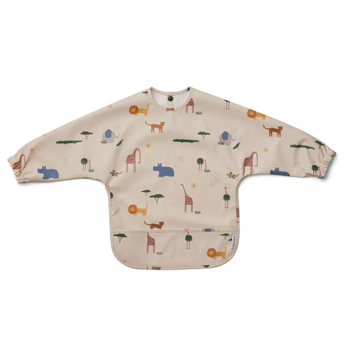 Liewood Long Sleeved Merle Cape Bib - Safari Sandy