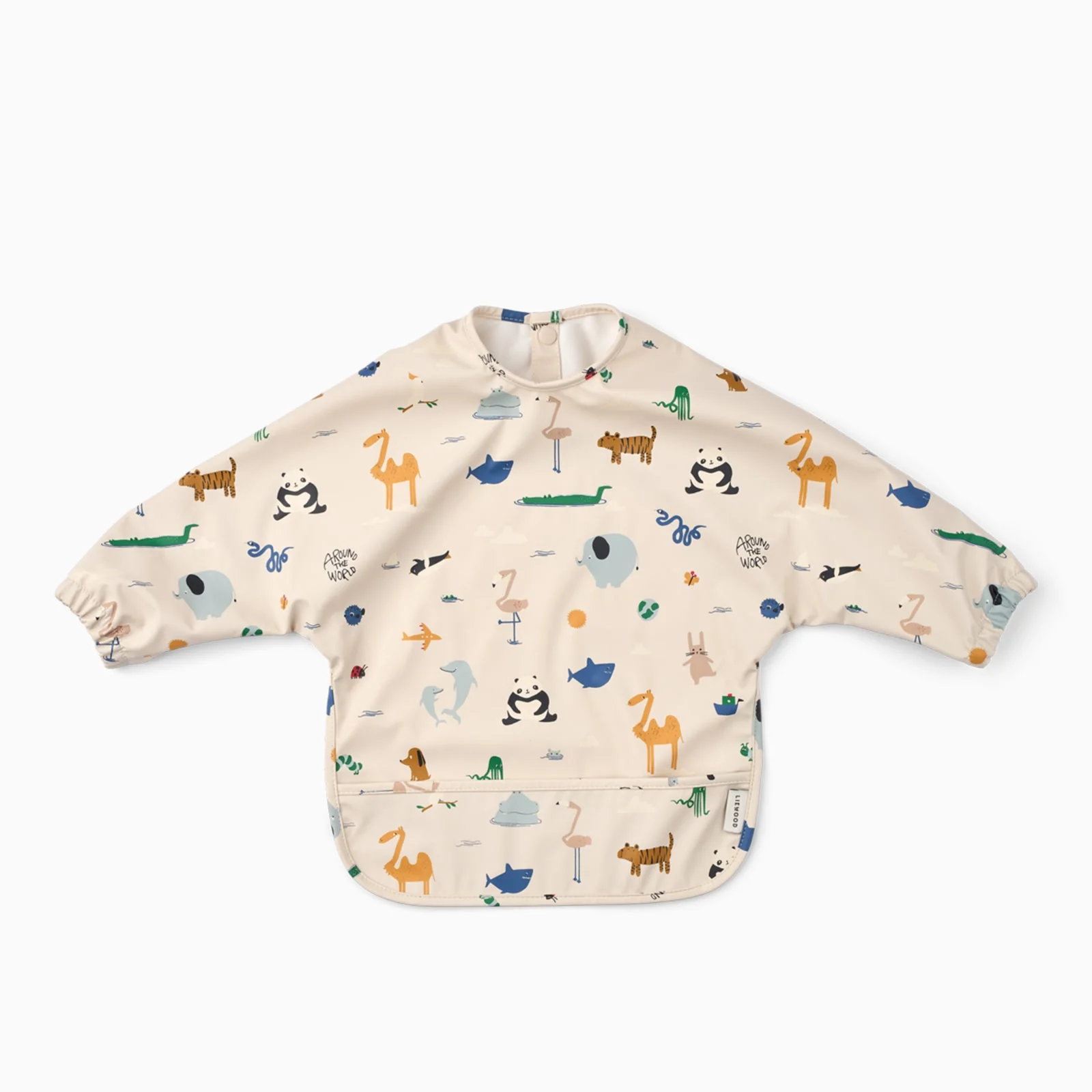 Liewood Long Sleeved Merle Cape Bib - Around the World