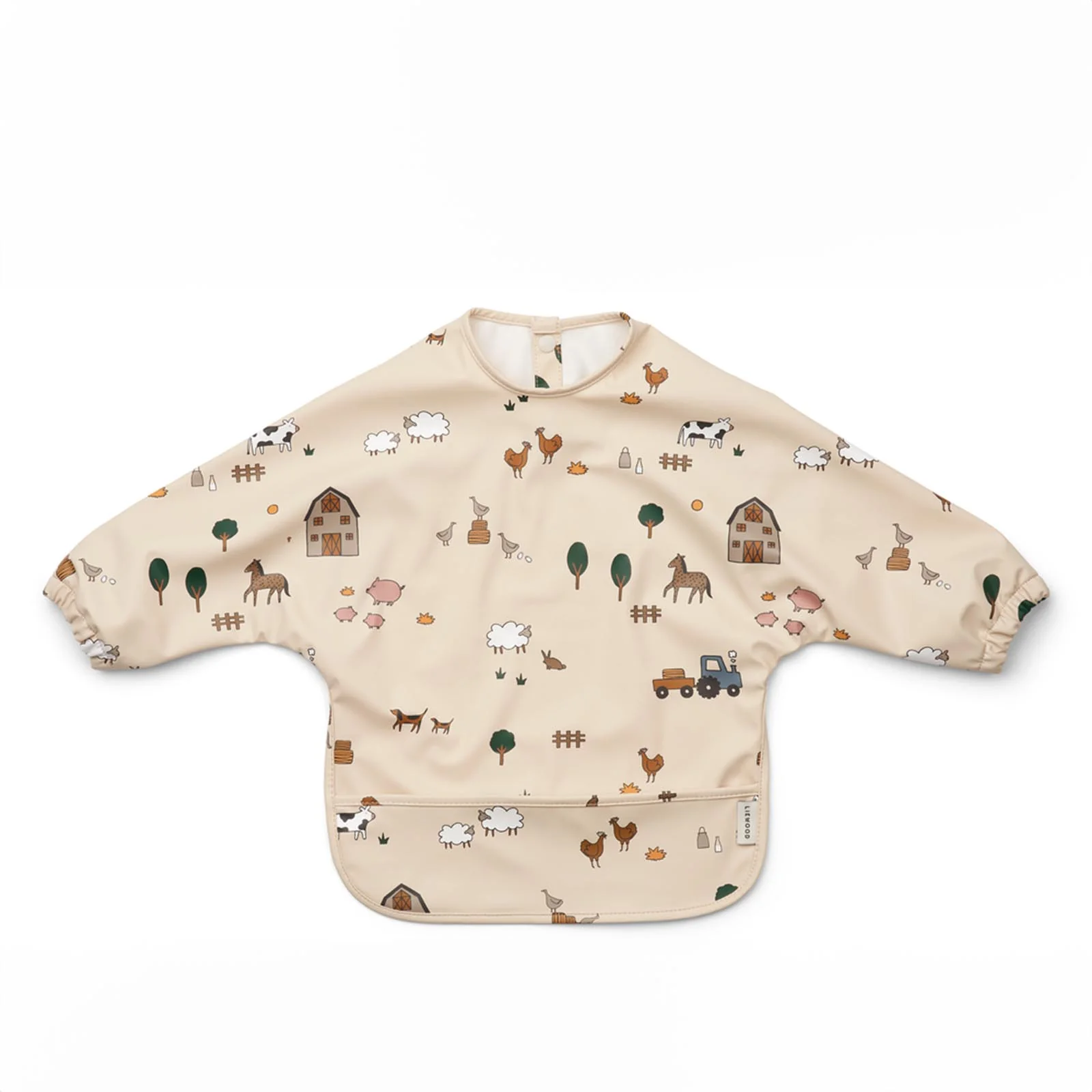 Liewood Long Sleeved Merle Cape Bib - Farm Mix