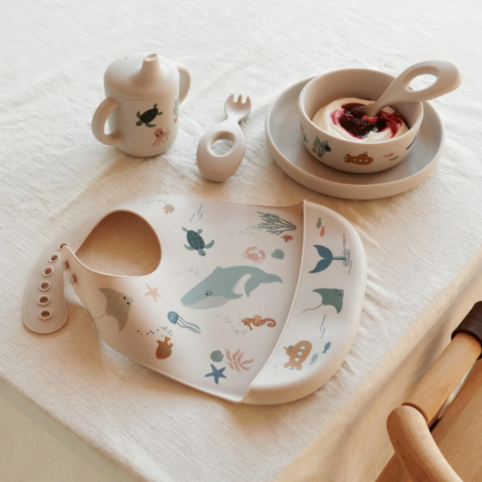 Liewood Ryle Printed Tableware Set - Image 3