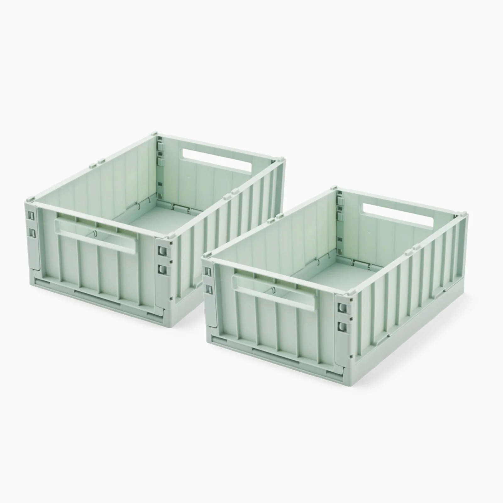 Liewood Weston Storage Box M 2 Pack - Peppermint