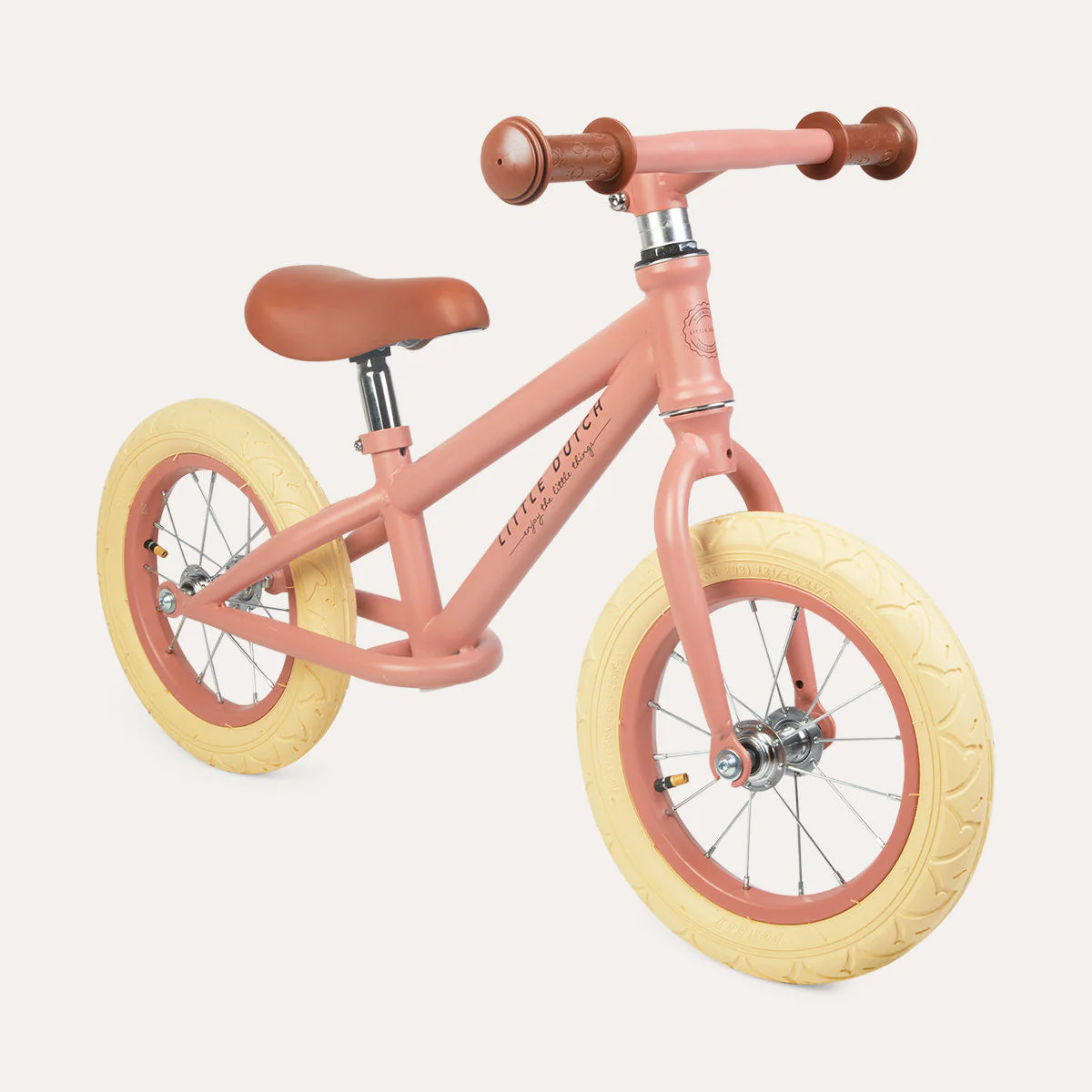 Little Dutch Balance Bike Matte - Pink - Image 2