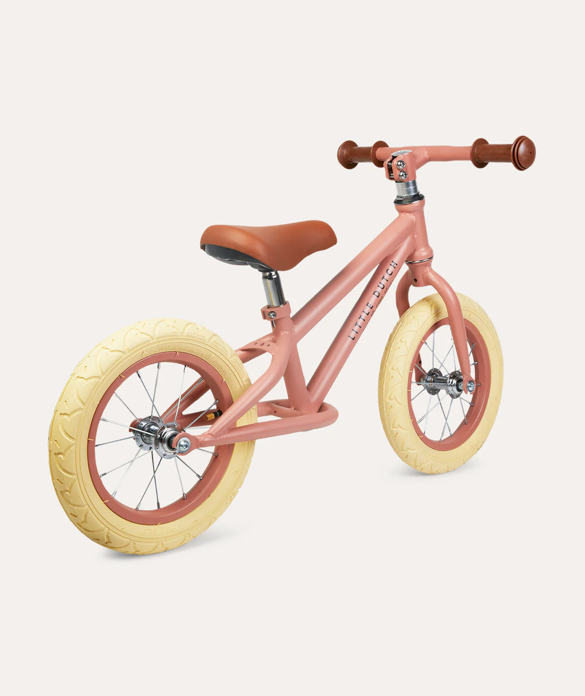 Little Dutch Balance Bike Matte - Pink - Image 5