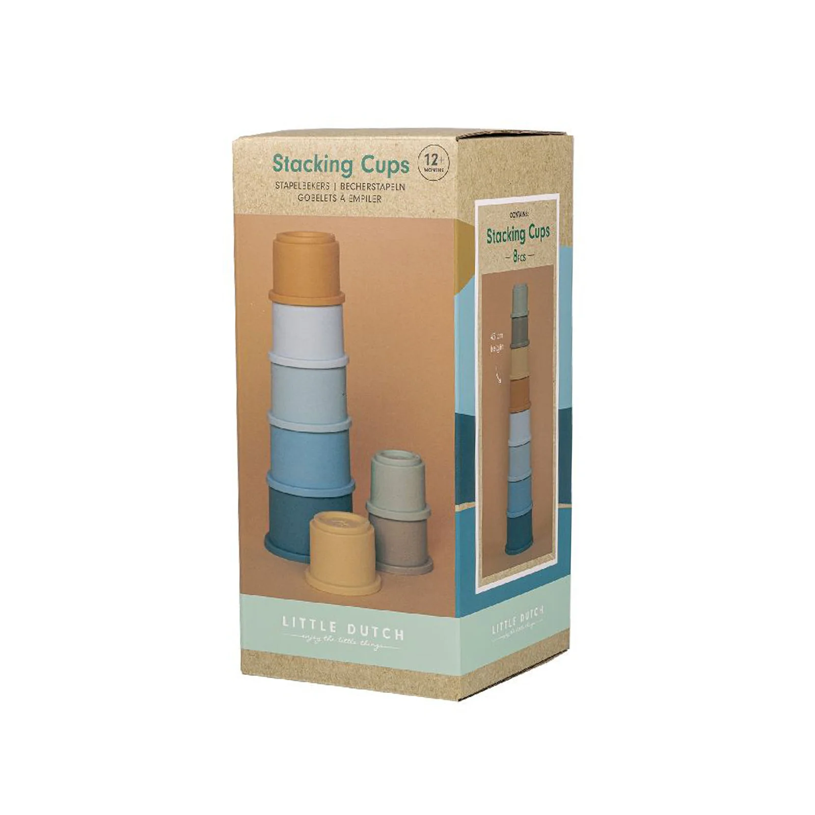 Little Dutch Blue Stacking Cups - Image 4