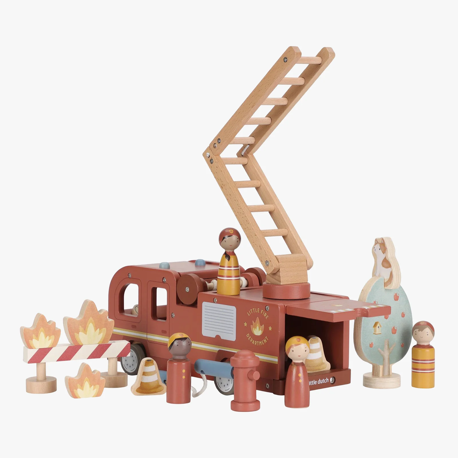 Little Dutch Fire Truck Set - Image 2