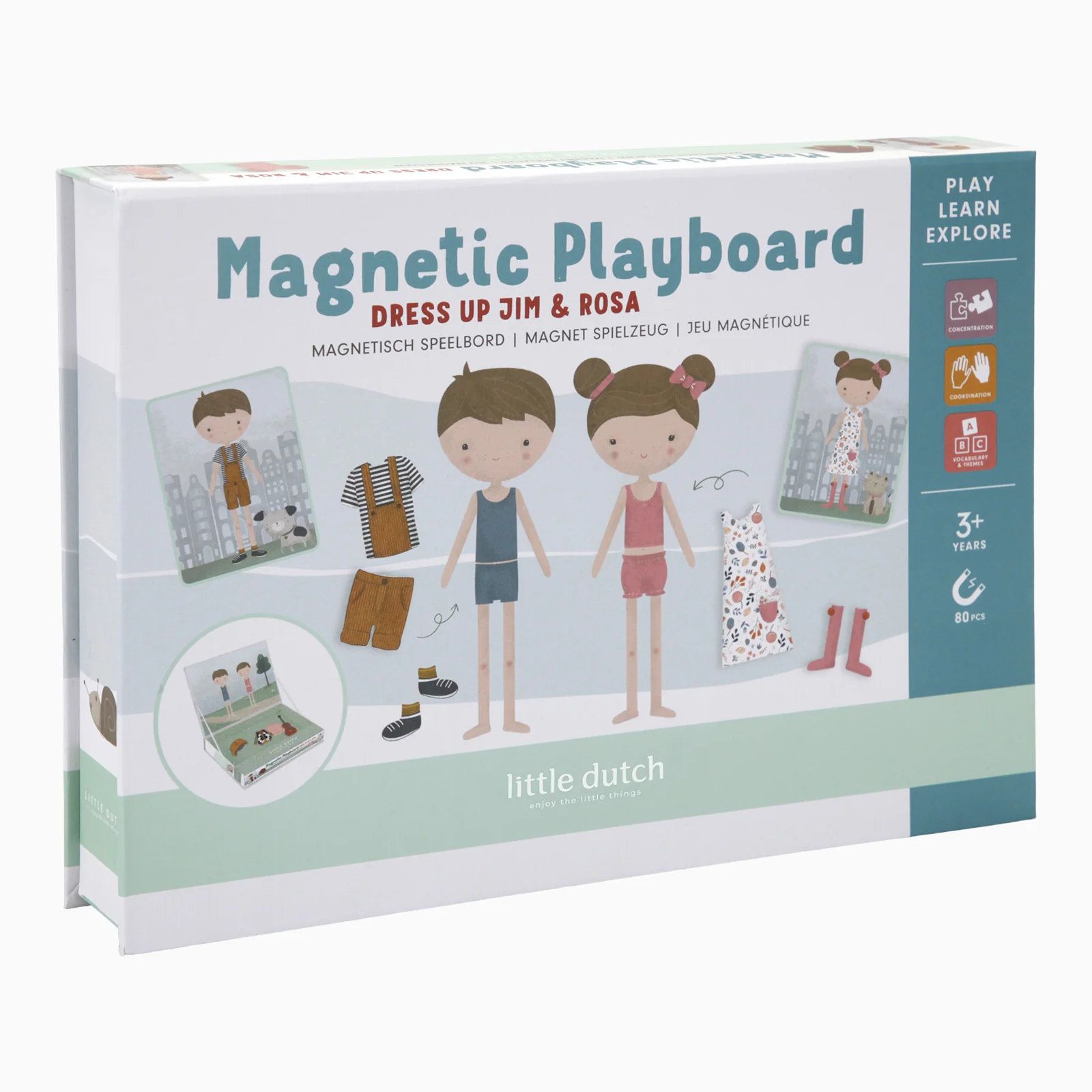 Little Dutch Magnetic Playboard Jim & Rosa - Image 8