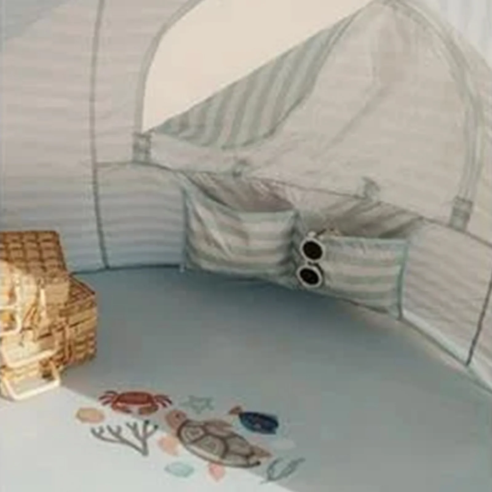 Little Dutch Pop Up Tent - Green - Image 3