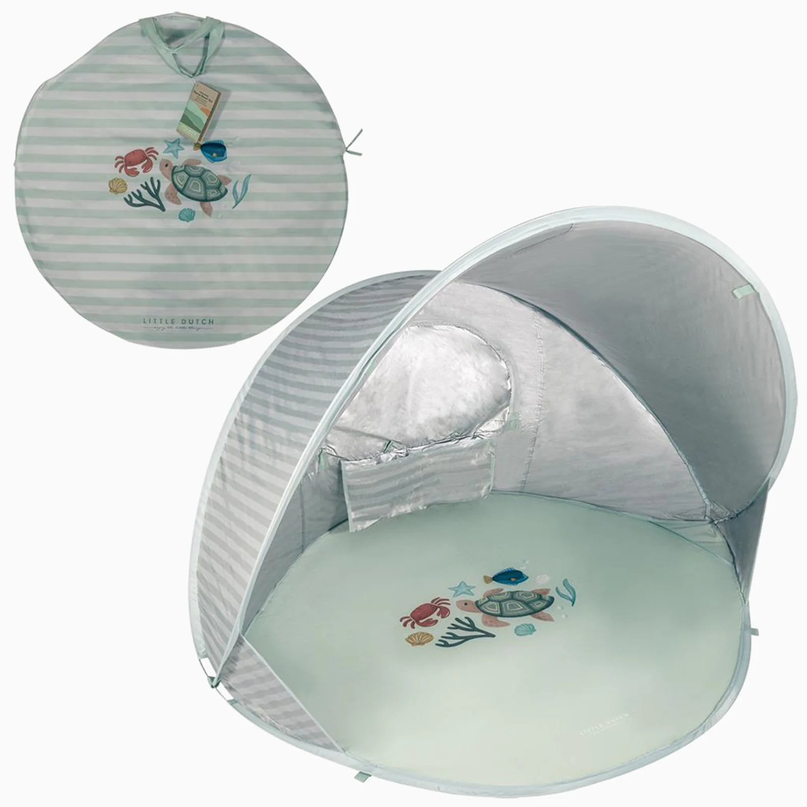 Little Dutch Pop Up Tent - Green - Image 4