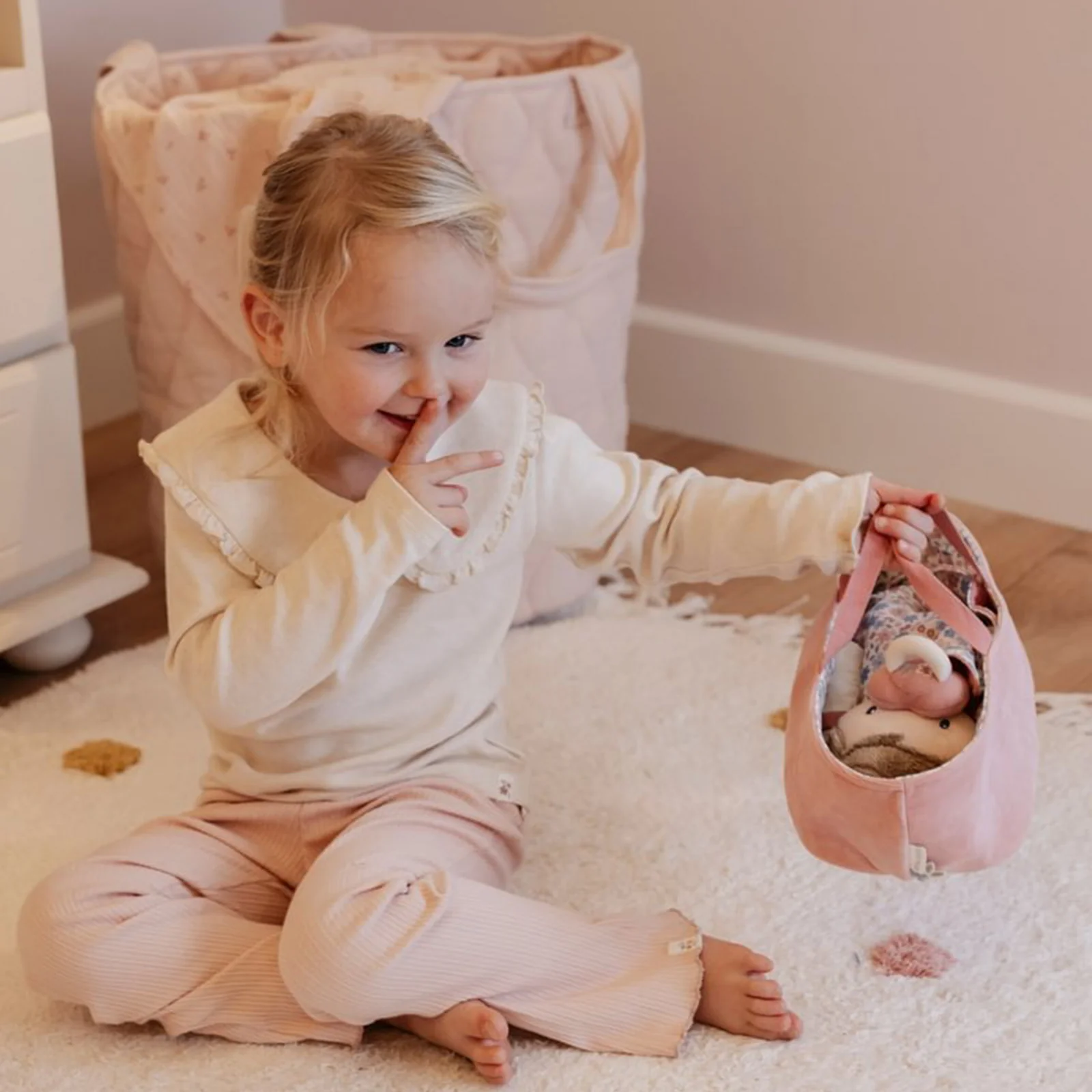 Little Dutch Rosa Baby Doll In Carry Cot - Image 4