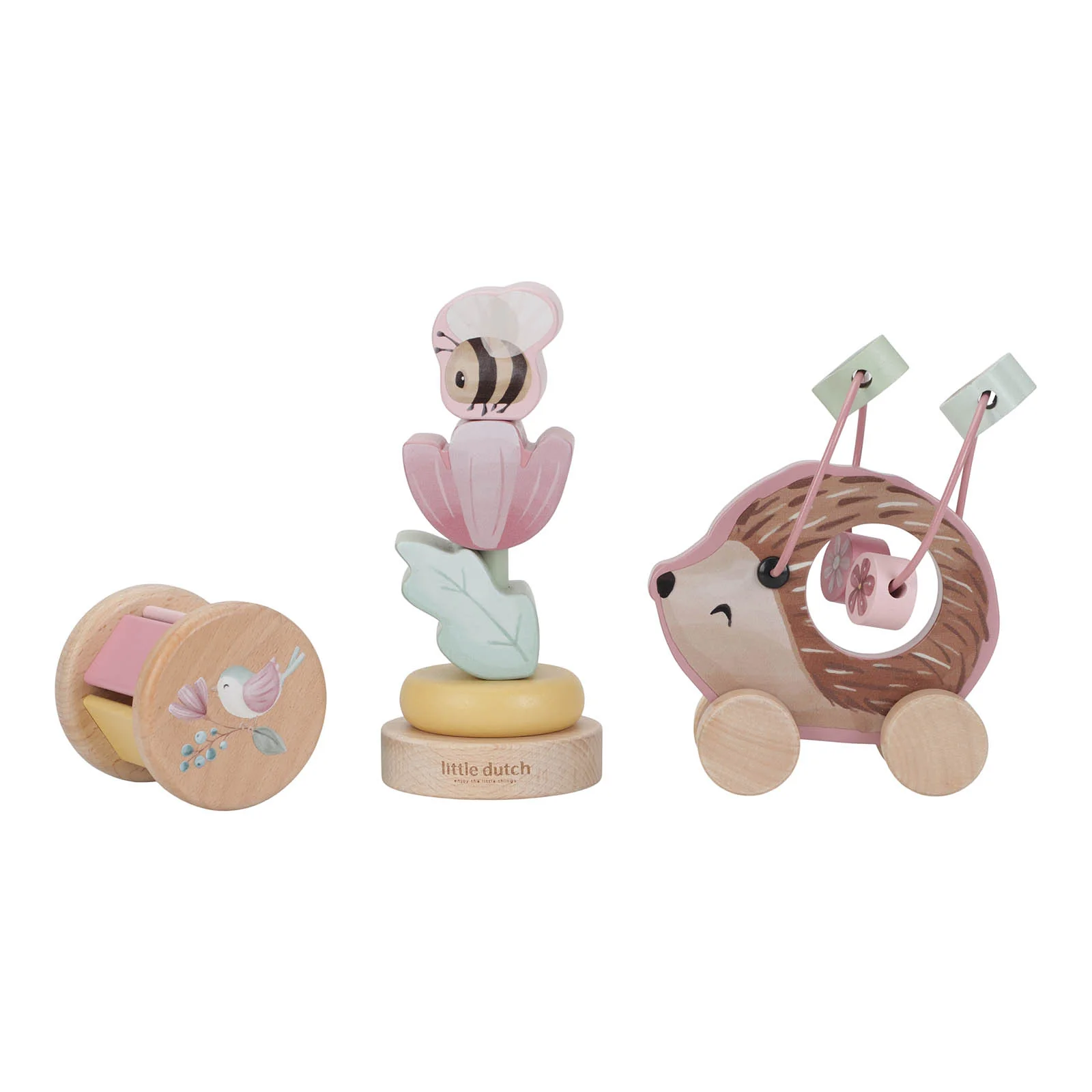 Little Dutch Wooden Toy Gift Box - Pink Fairy Garden - Image 2