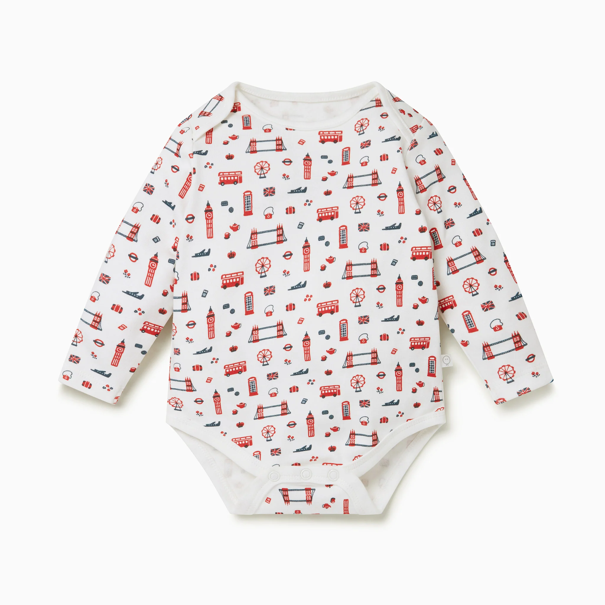 Little London Long Sleeve Bodysuit 2 Pack - Image 3