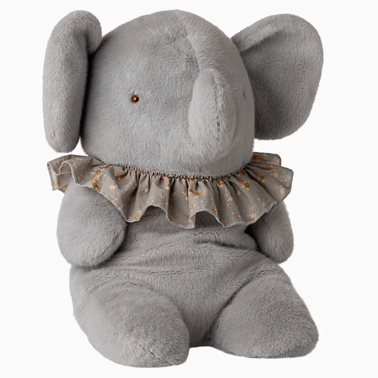 Maileg Elephant Plush Big - Blue Grey - Image 2