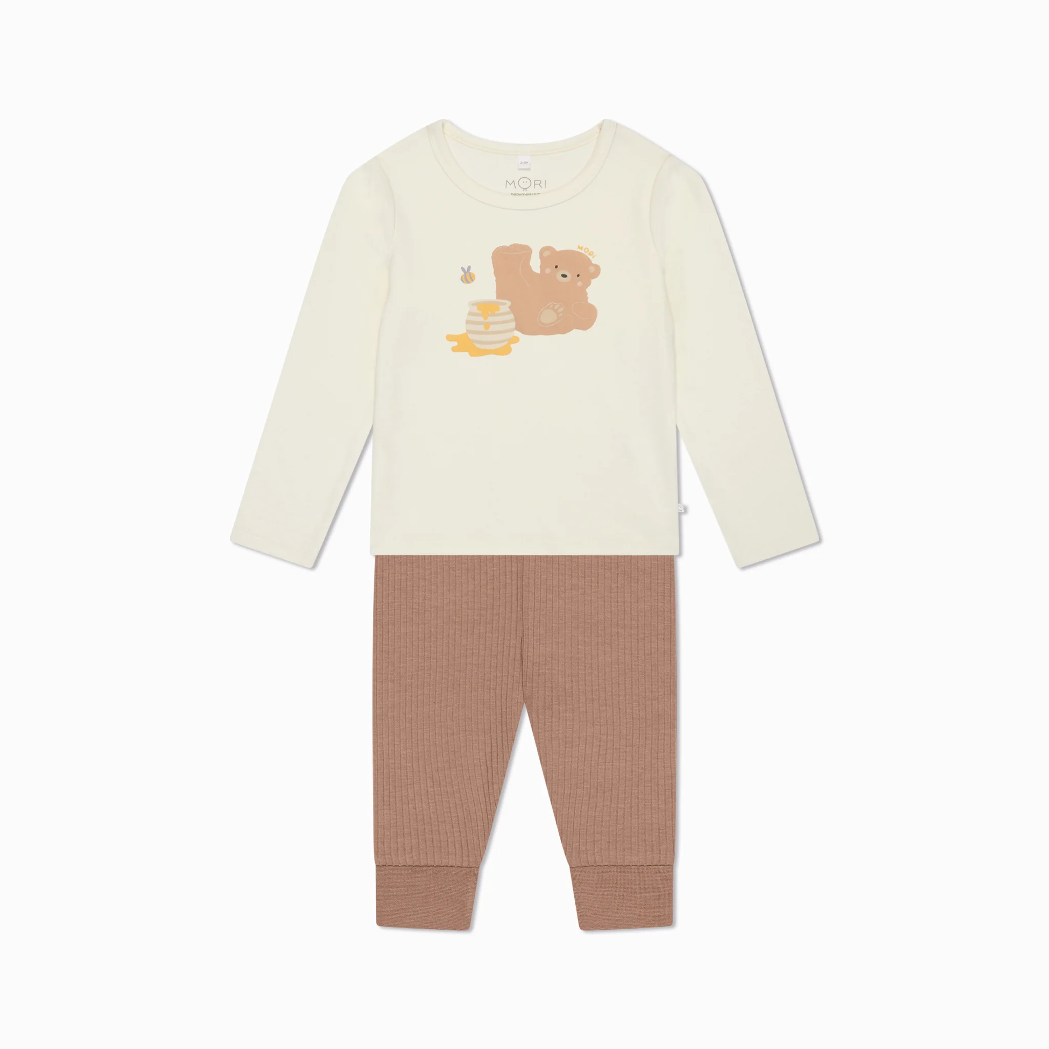 Mama Bear Long Sleeve Top & Ribbed Leggings Outfit - Image 2
