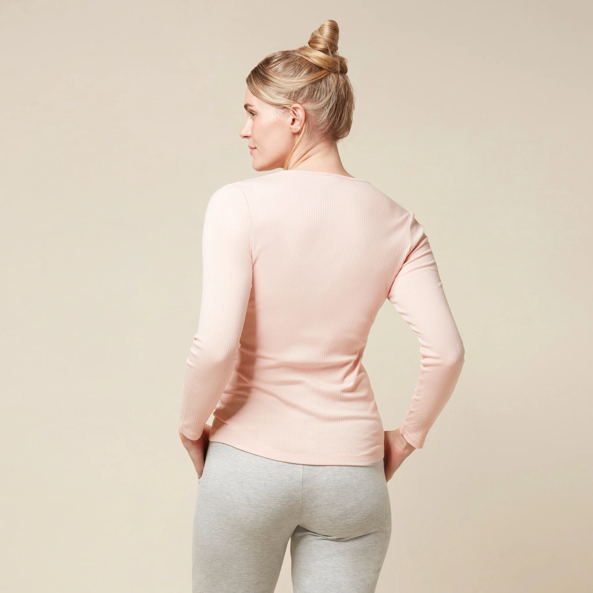 Mama Ribbed Long Sleeve T-Shirt - Image 3