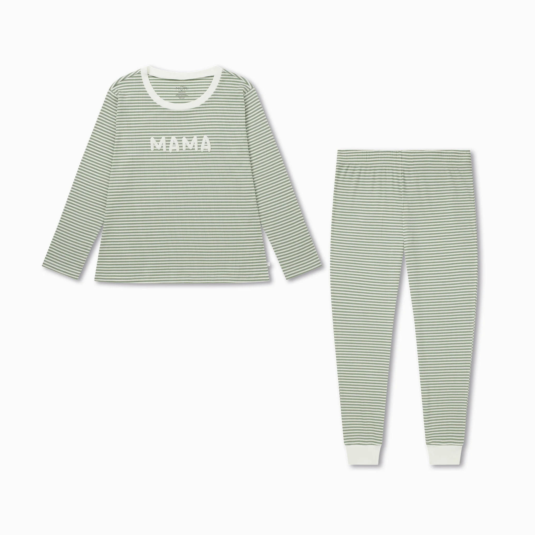 Women's Striped Ribbed Pyjamas - Image 2