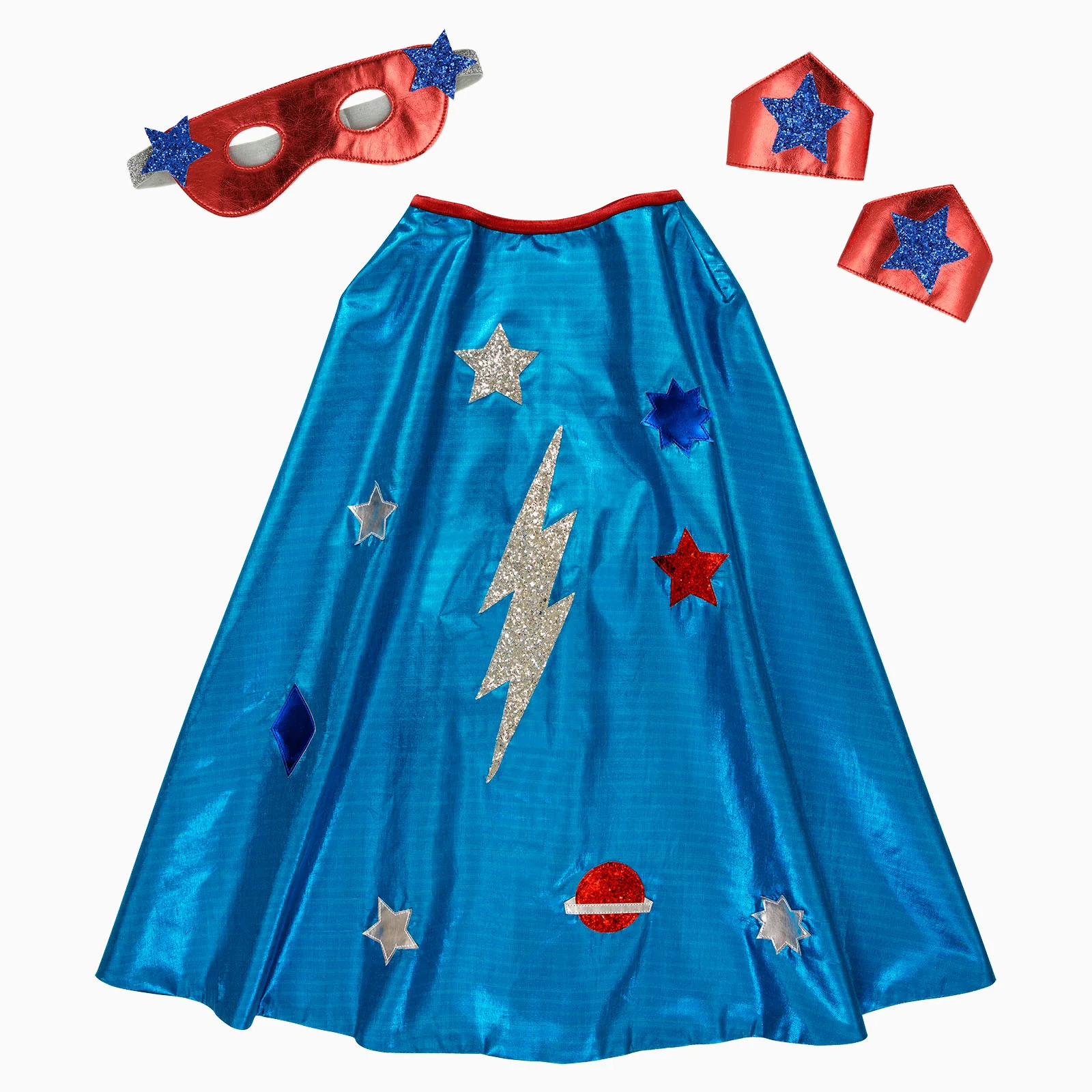 Meri Meri Blue Superhero Costume - Image 2