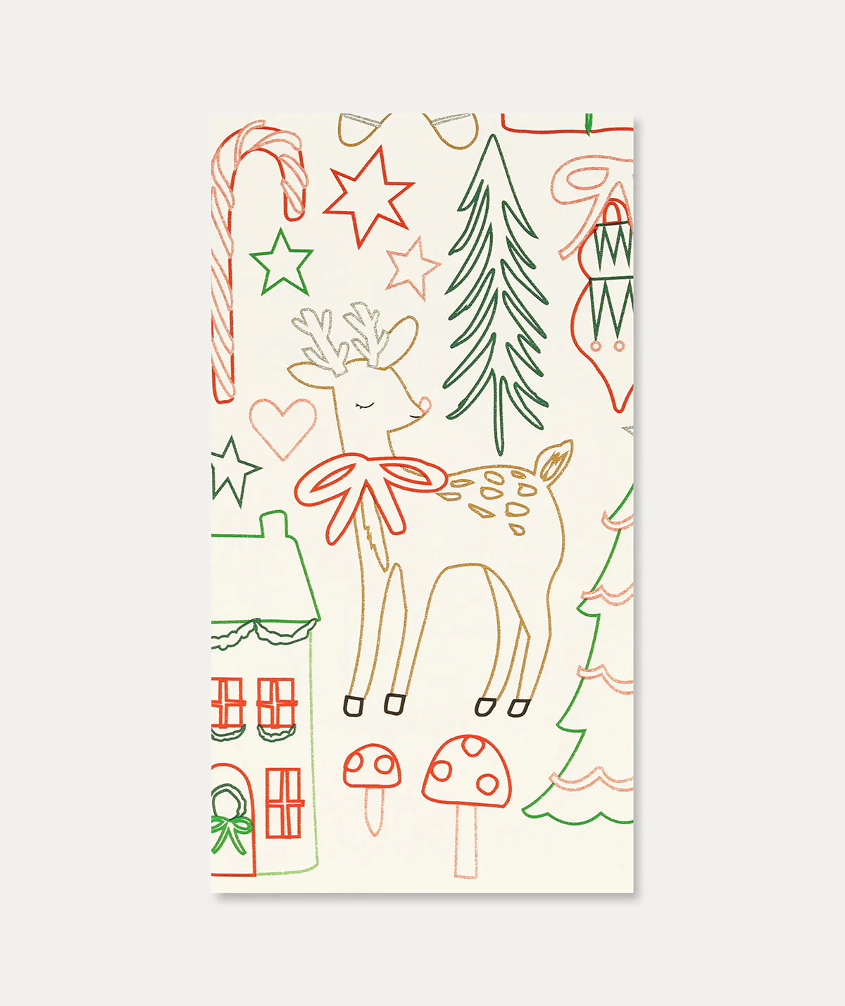 Meri Meri Christmas Colour In Activity Tablecloth - Image 2