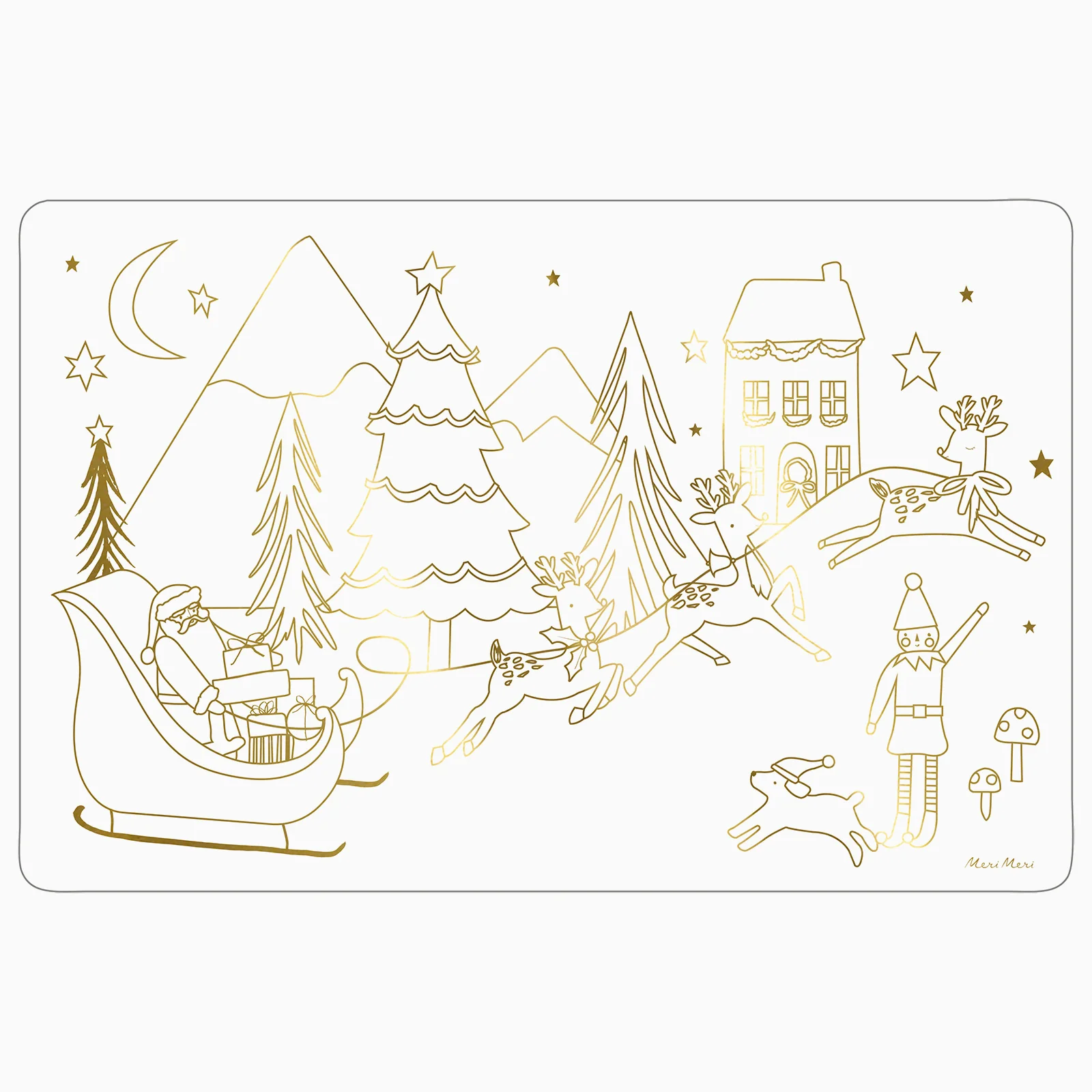 Meri Meri Christmas Colouring Placemats - Image 2