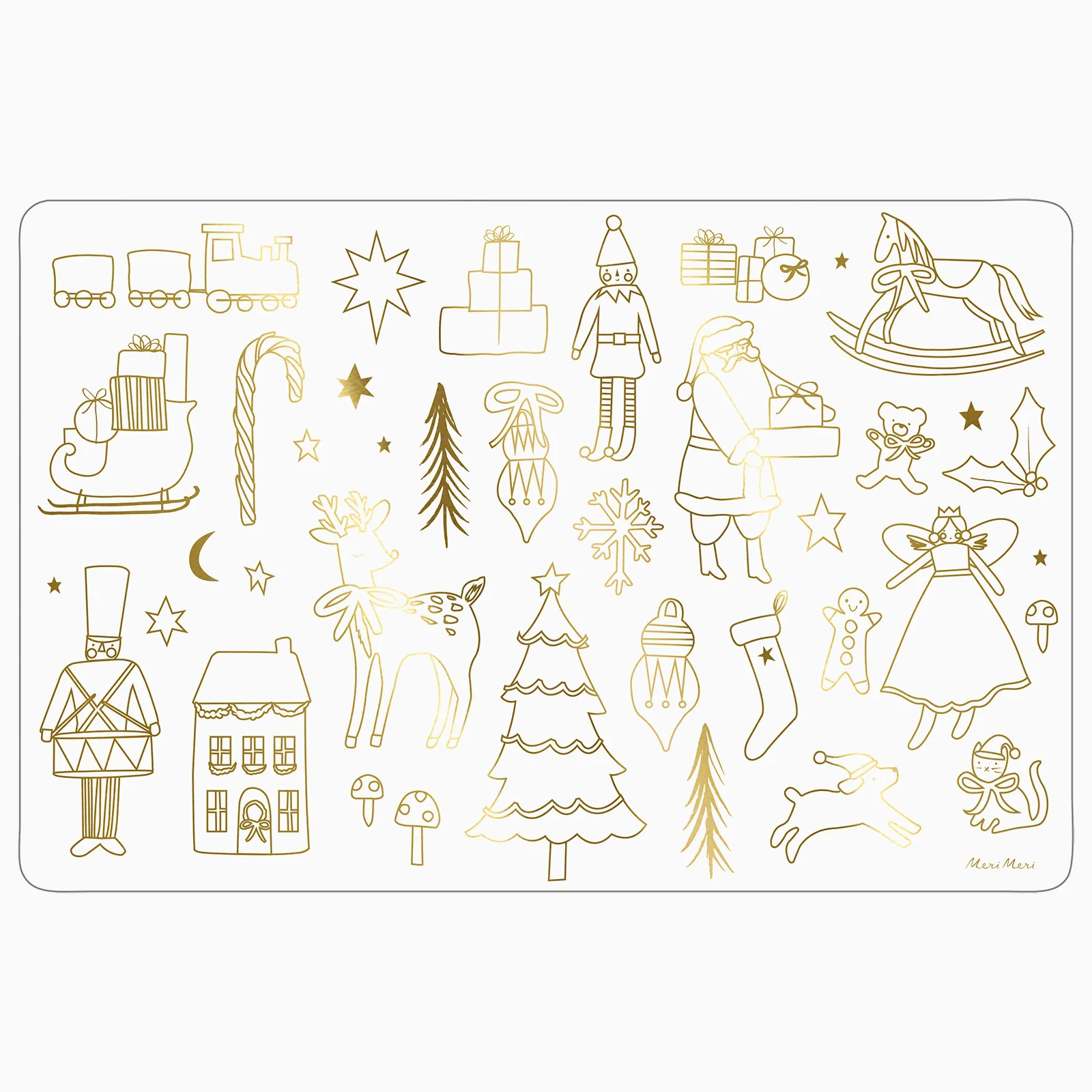 Meri Meri Christmas Colouring Placemats - Image 3