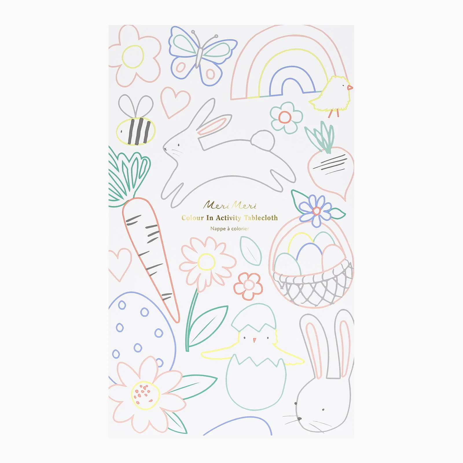 Meri Meri Easter Colour In Activity Tablecloth