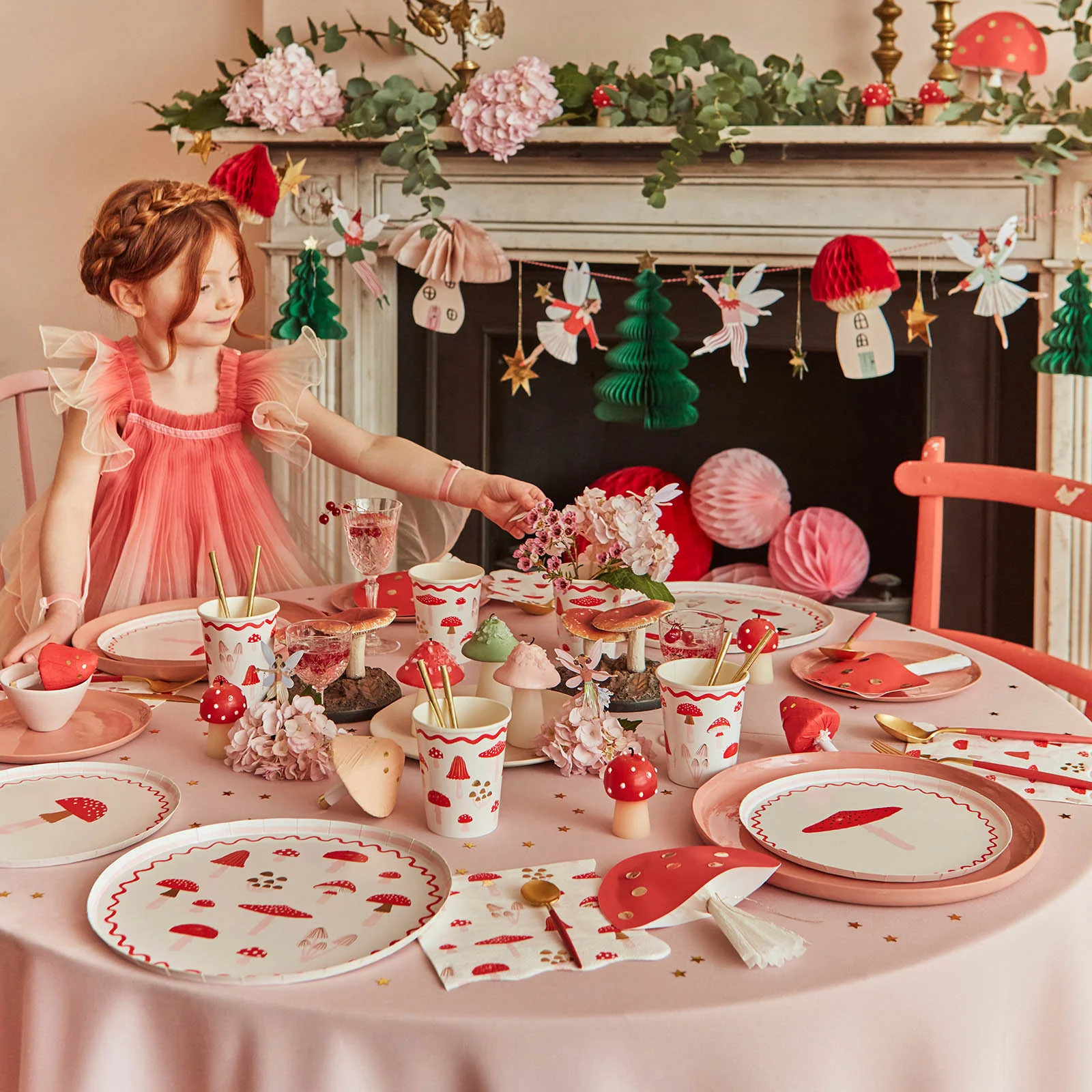 Meri Meri Fairy Honeycomb Woodland Garland - Image 2