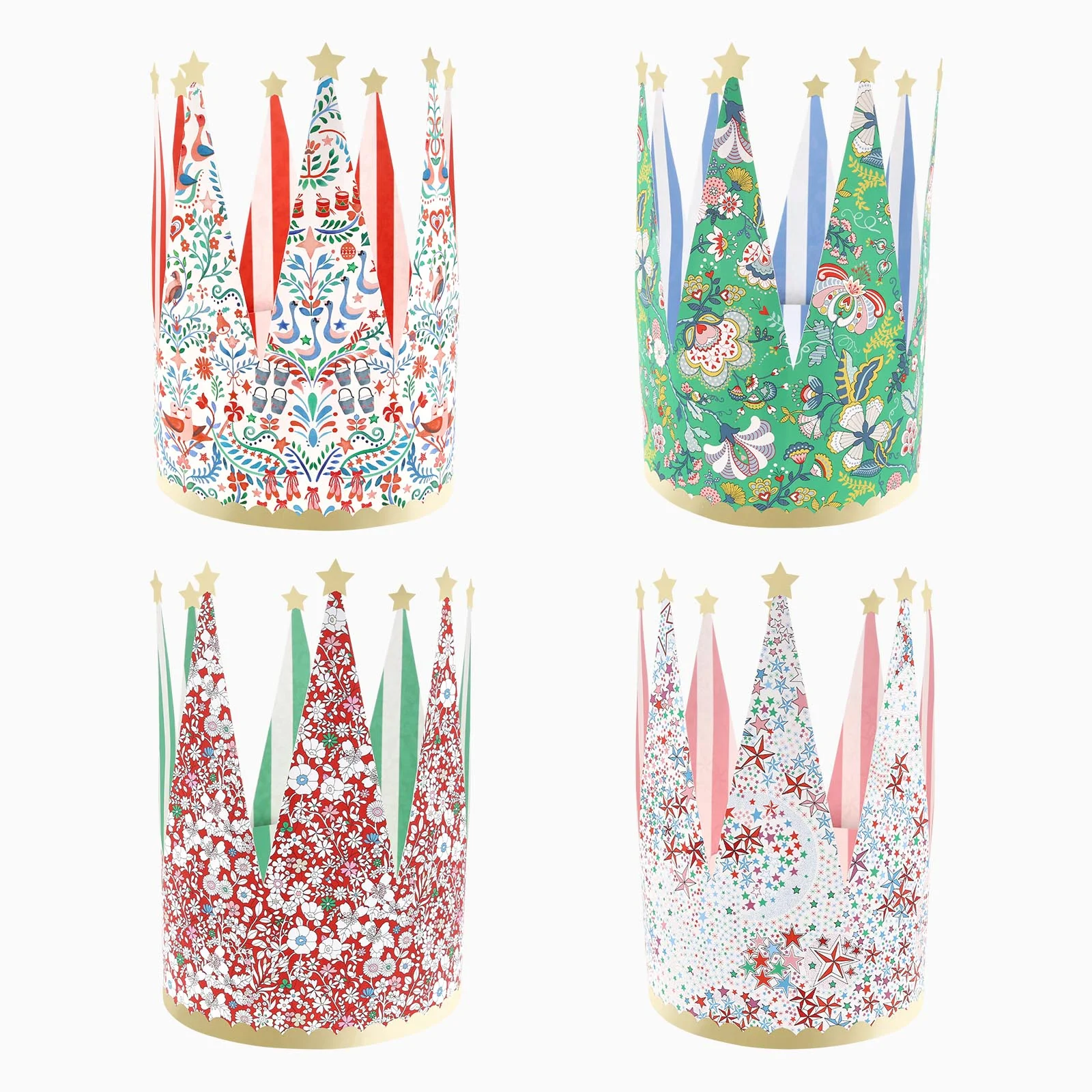 Meri Meri x Liberty Festive Party Crowns - Image 3