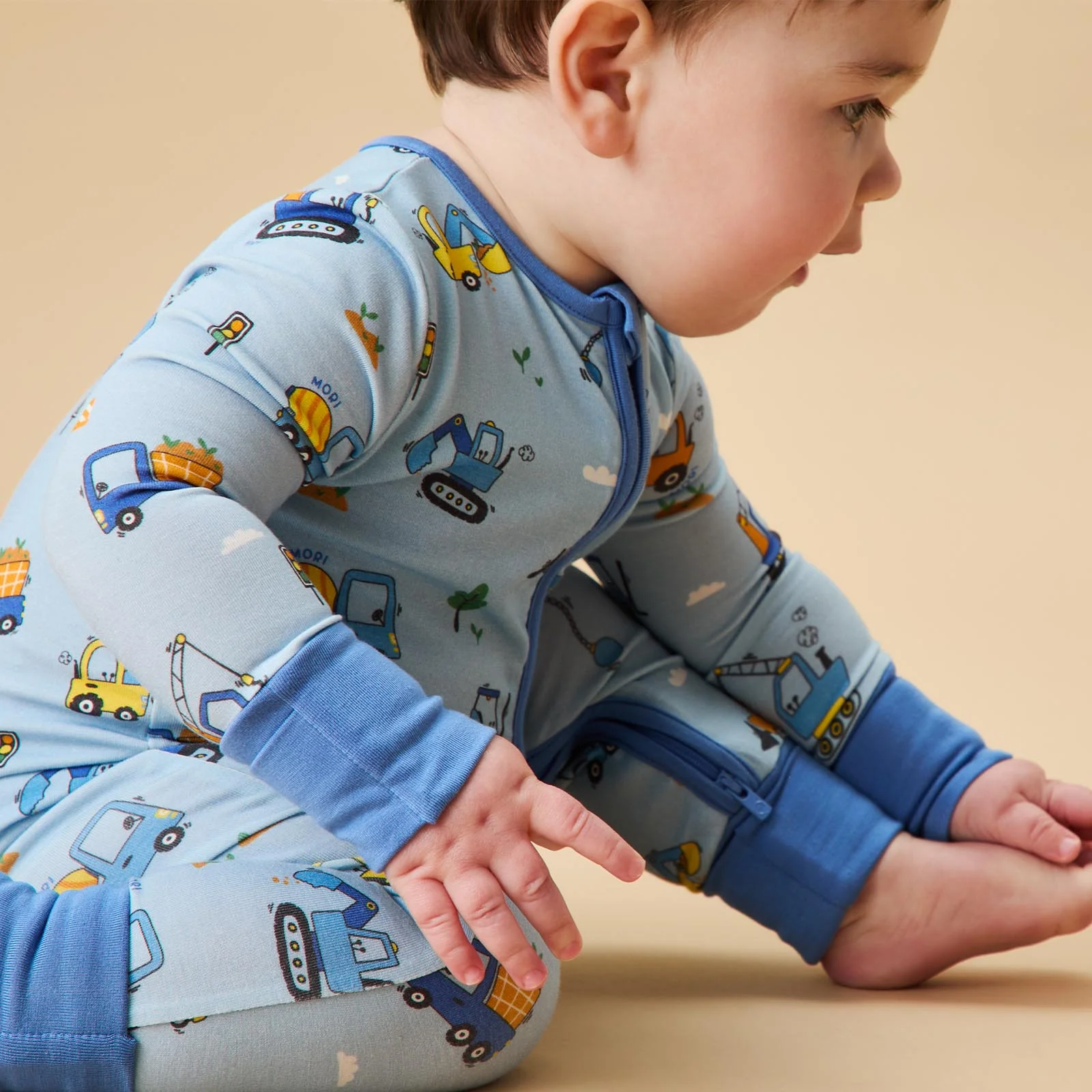 Mighty Machines Clever Zip Sleepsuit