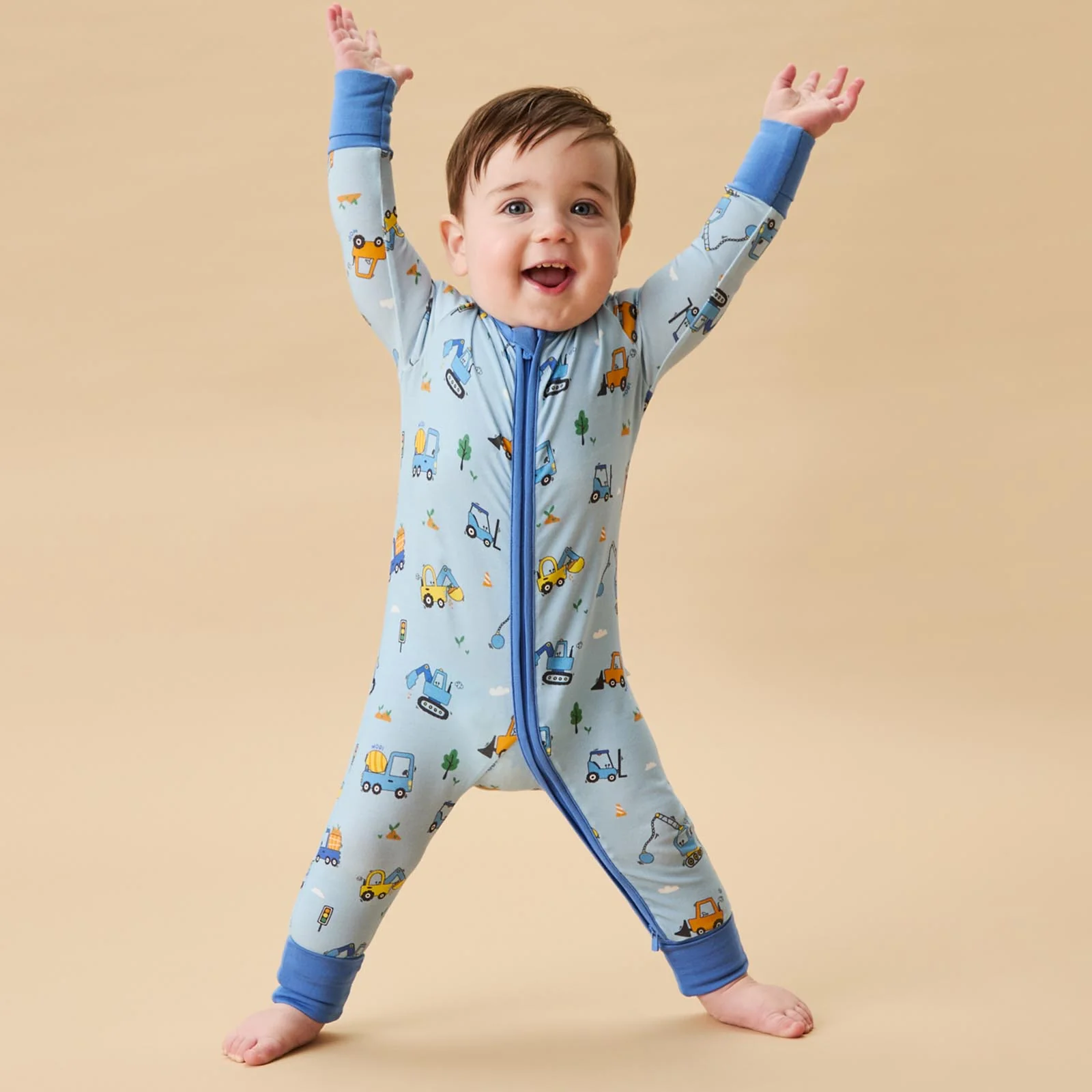 Mighty Machines Clever Zip Sleepsuit - Image 2
