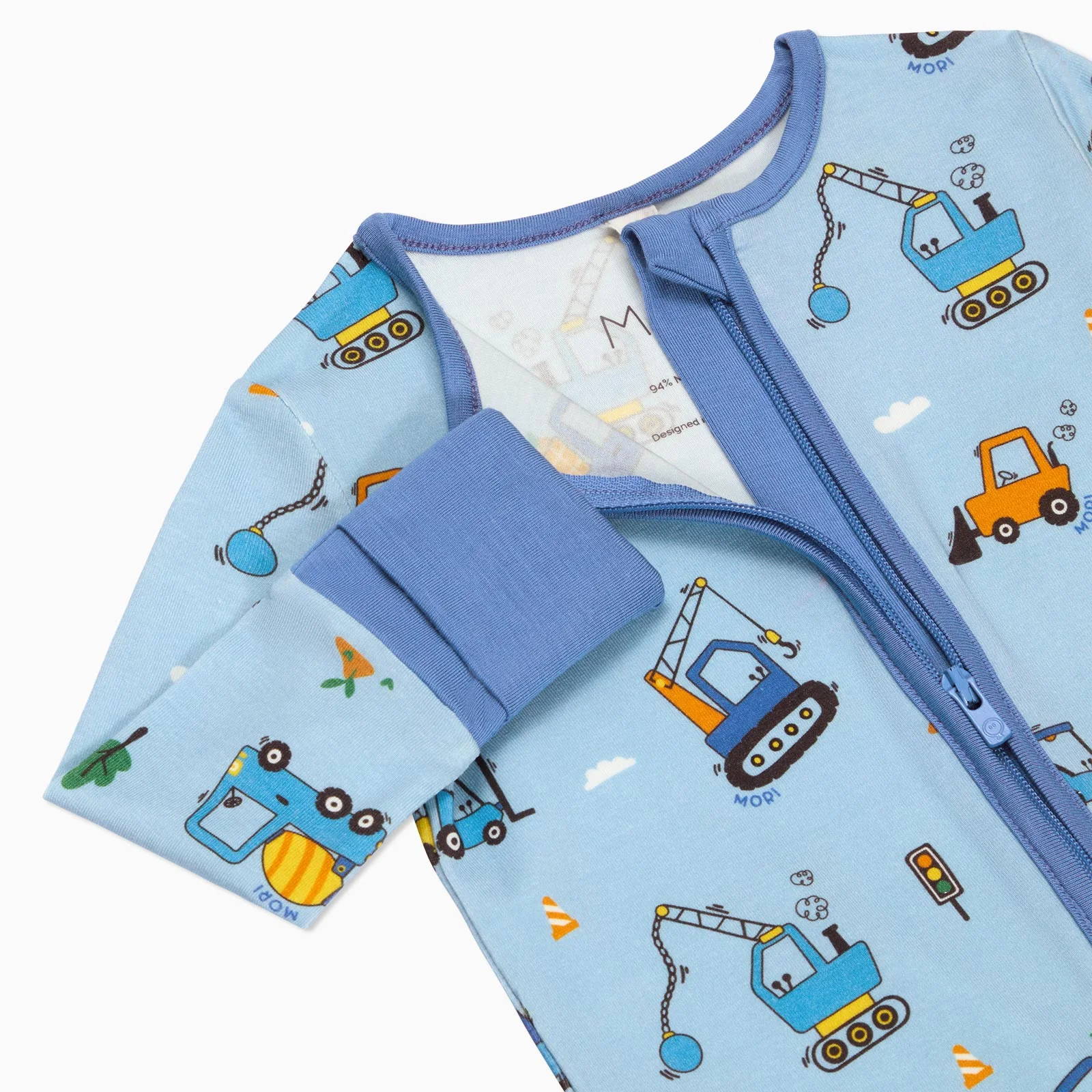 Mighty Machines Clever Zip Sleepsuit - Image 5