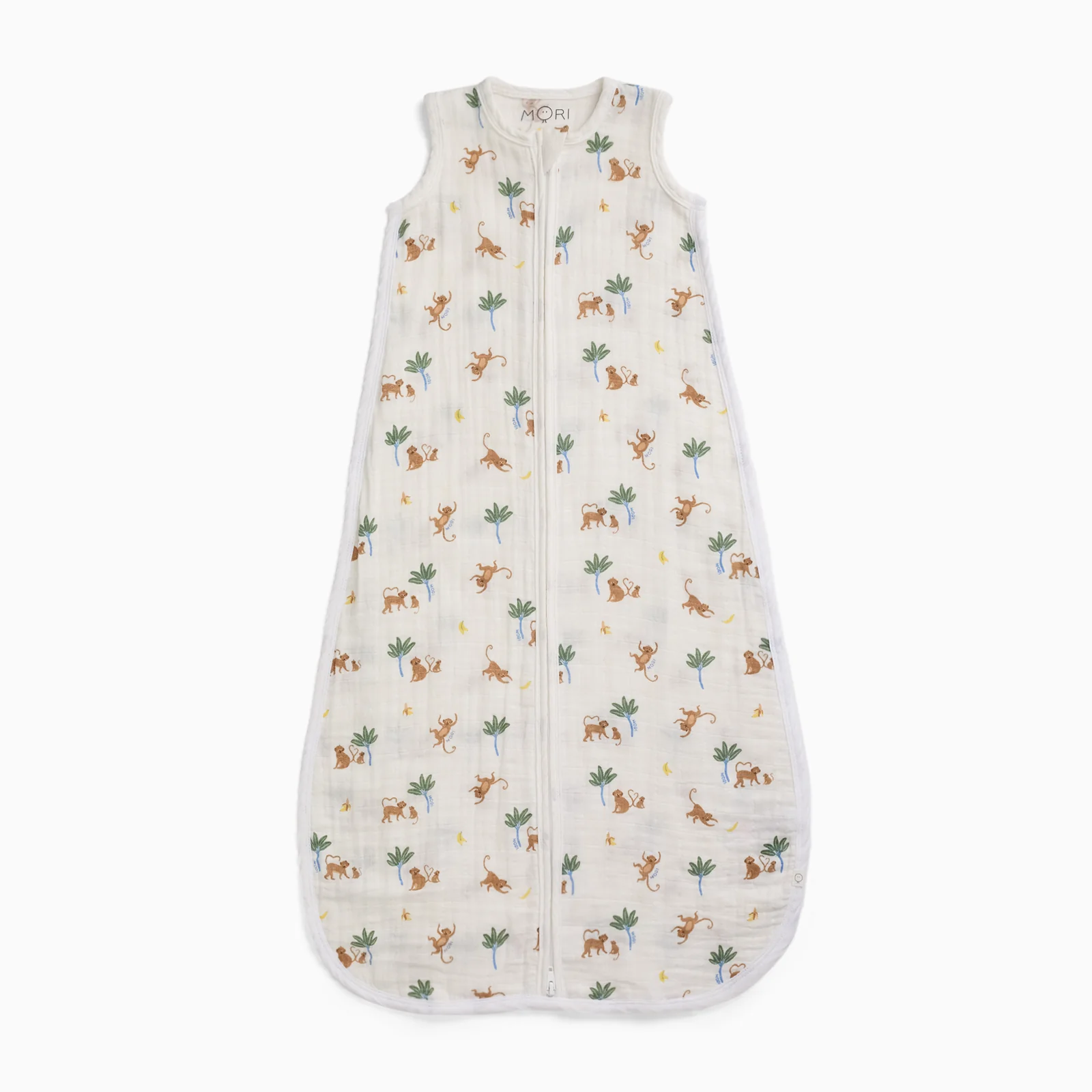 Monkey Muslin Front Opening Sleeping Bag - Image 2