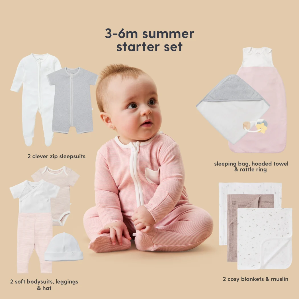 MORI Newborn Baby Starter 12-Piece Essentials Set - Image 19