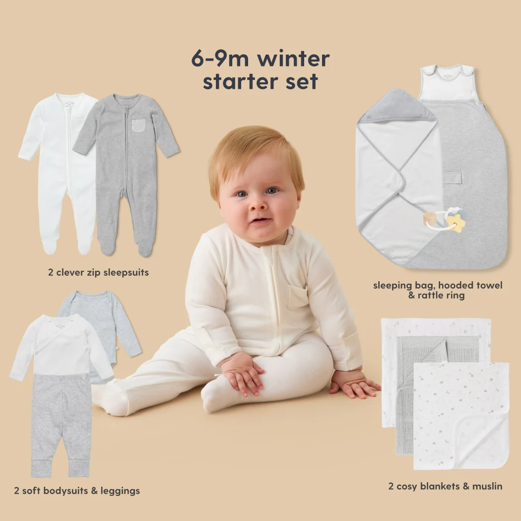 MORI Newborn Baby Starter 12-Piece Essentials Set - Image 36