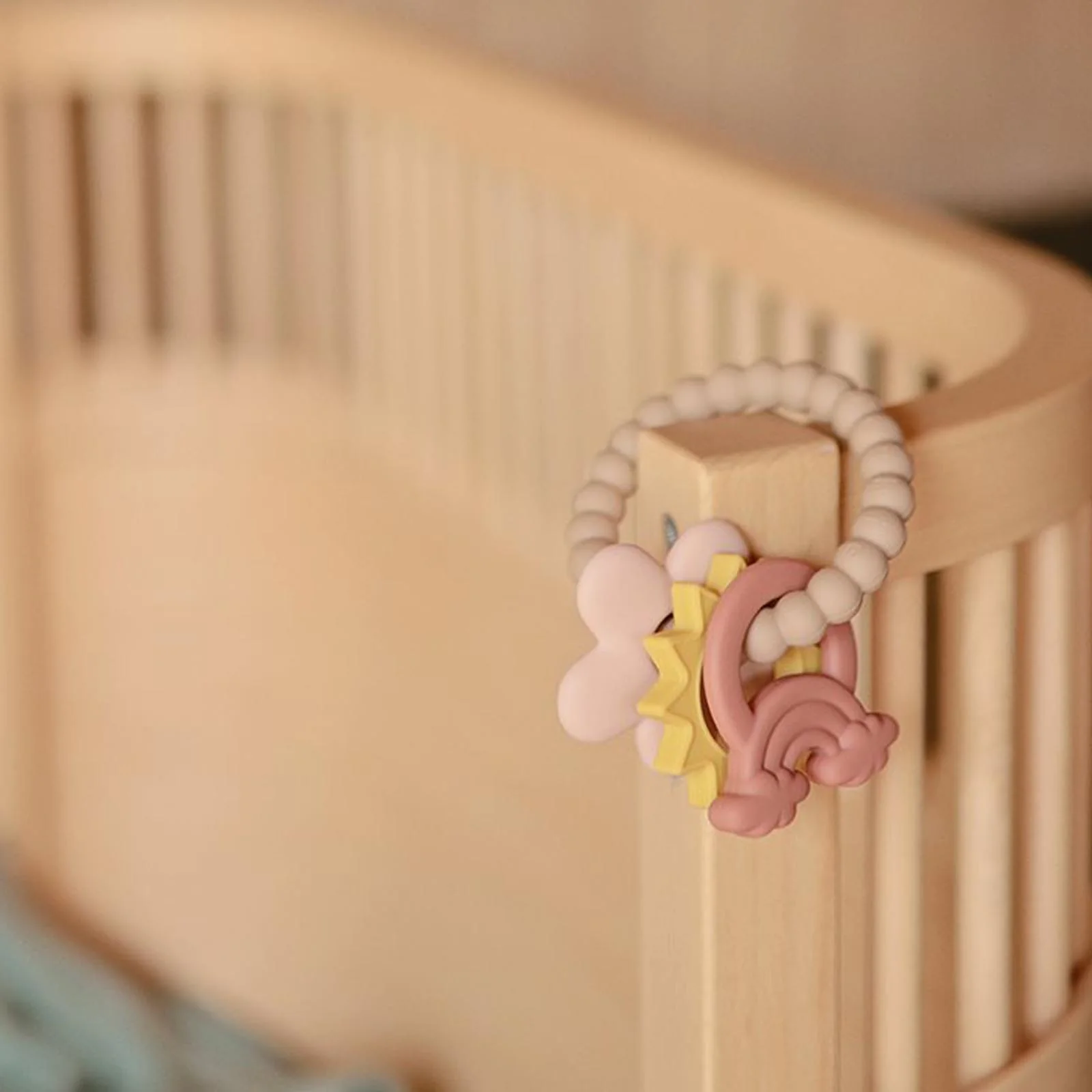 Mushie Nature Teething Ring - Image 2