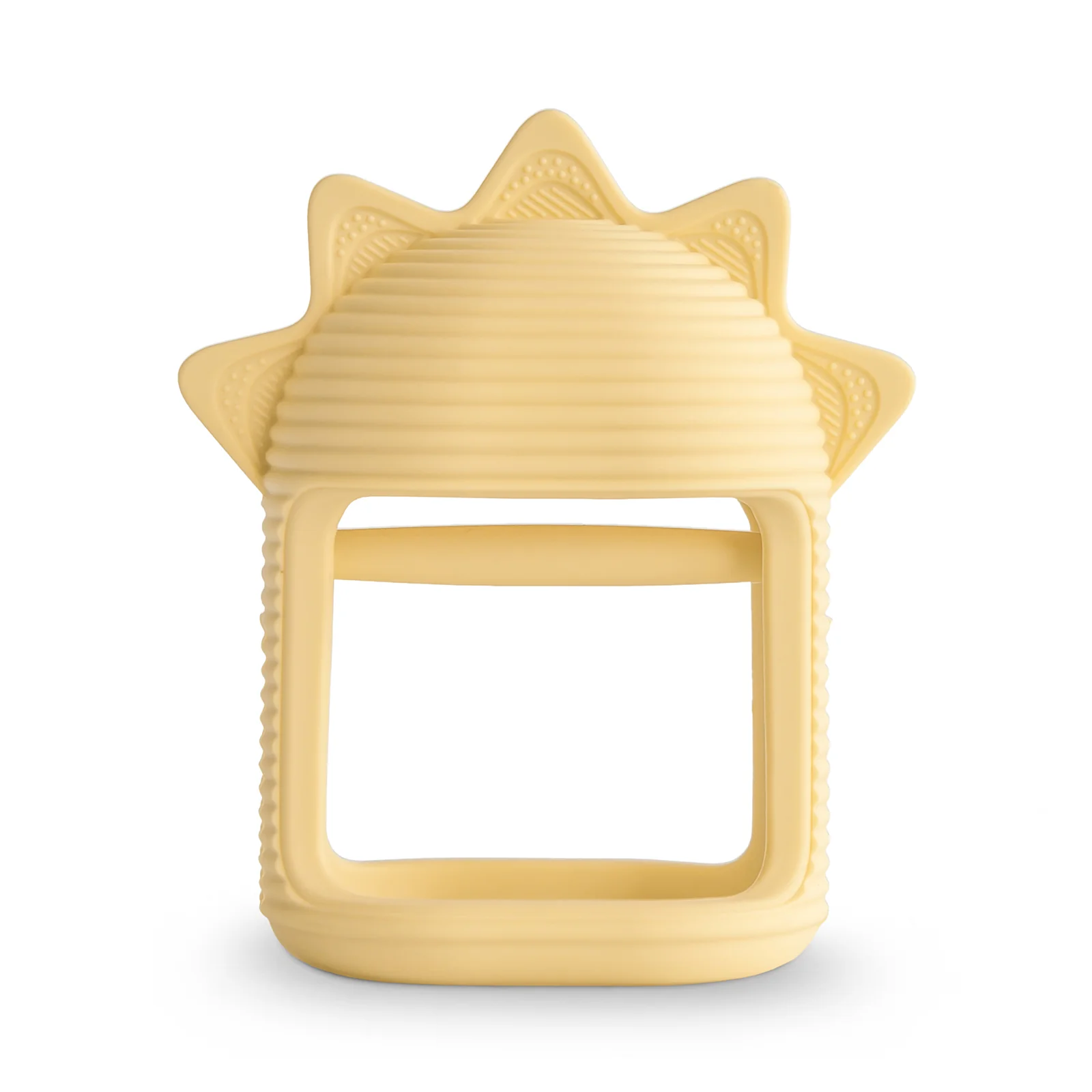 Mushie No Drop Teether - Sun Yellow