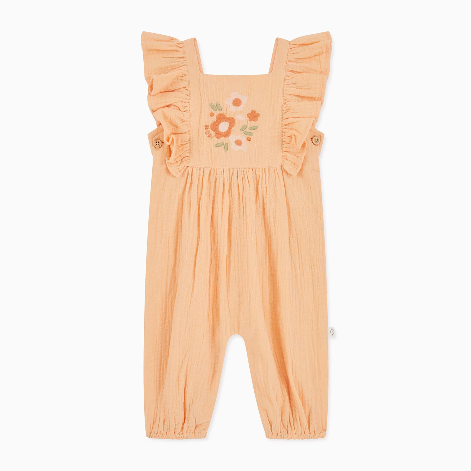 Muslin Frilled Dungarees - Image 4