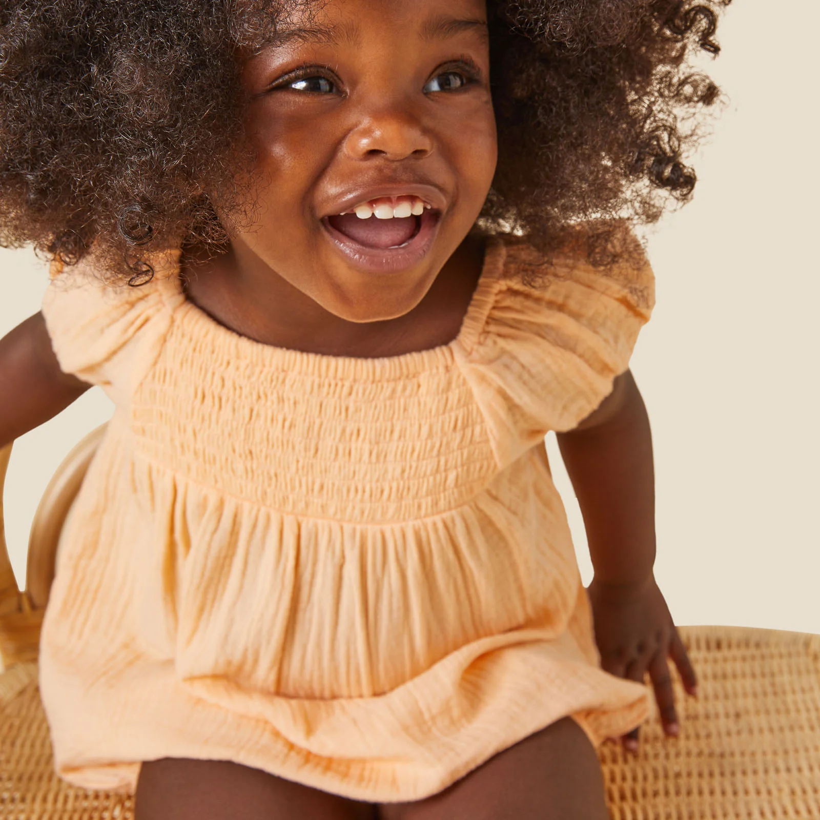 Muslin Smocked Bodysuit - Image 3