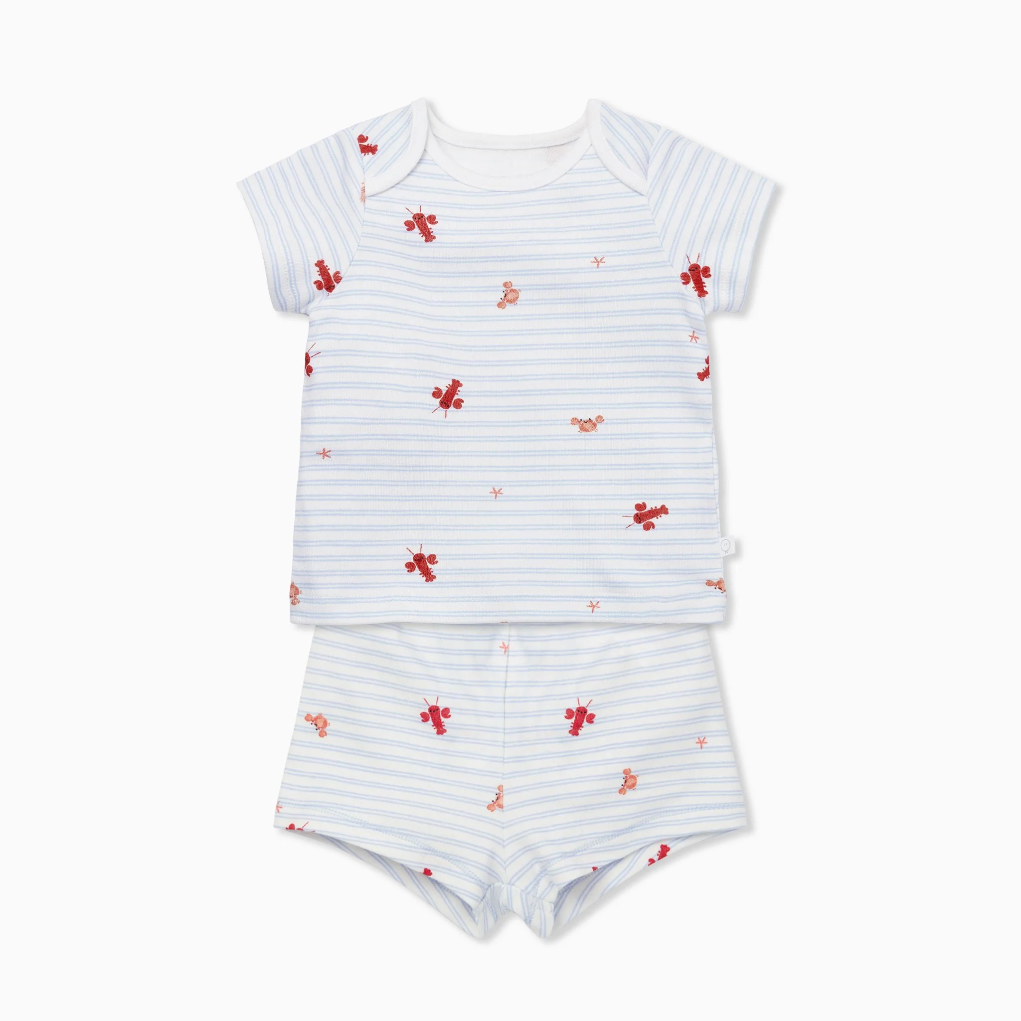 Ocean Stripe T-Shirt & Shorts Set