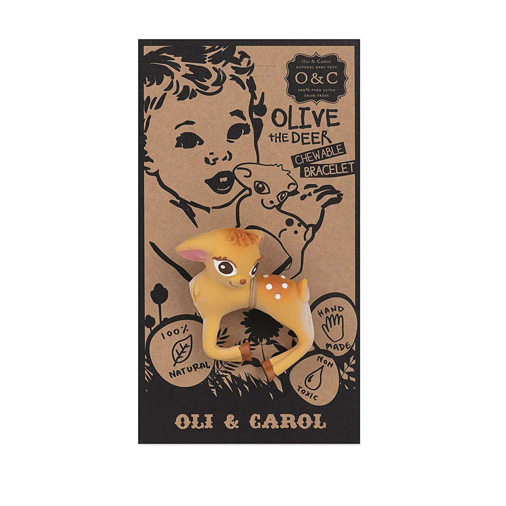 Oli & Carol Olive The Deer Chewable Bracelet - Image 4