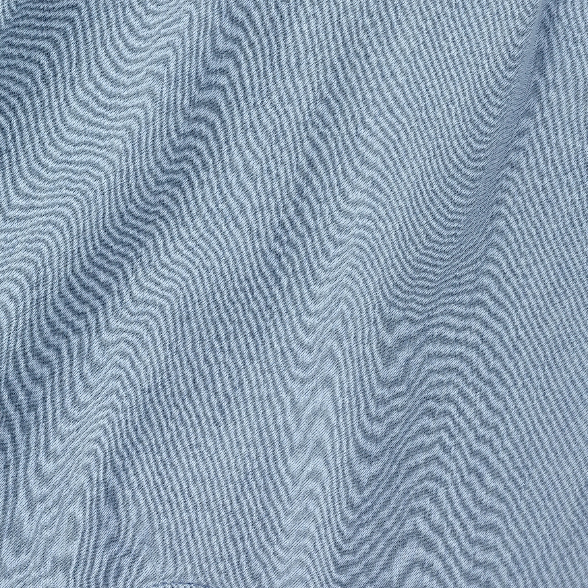 Organic Cotton Chambray Long Sleeve Shirt - Image 5