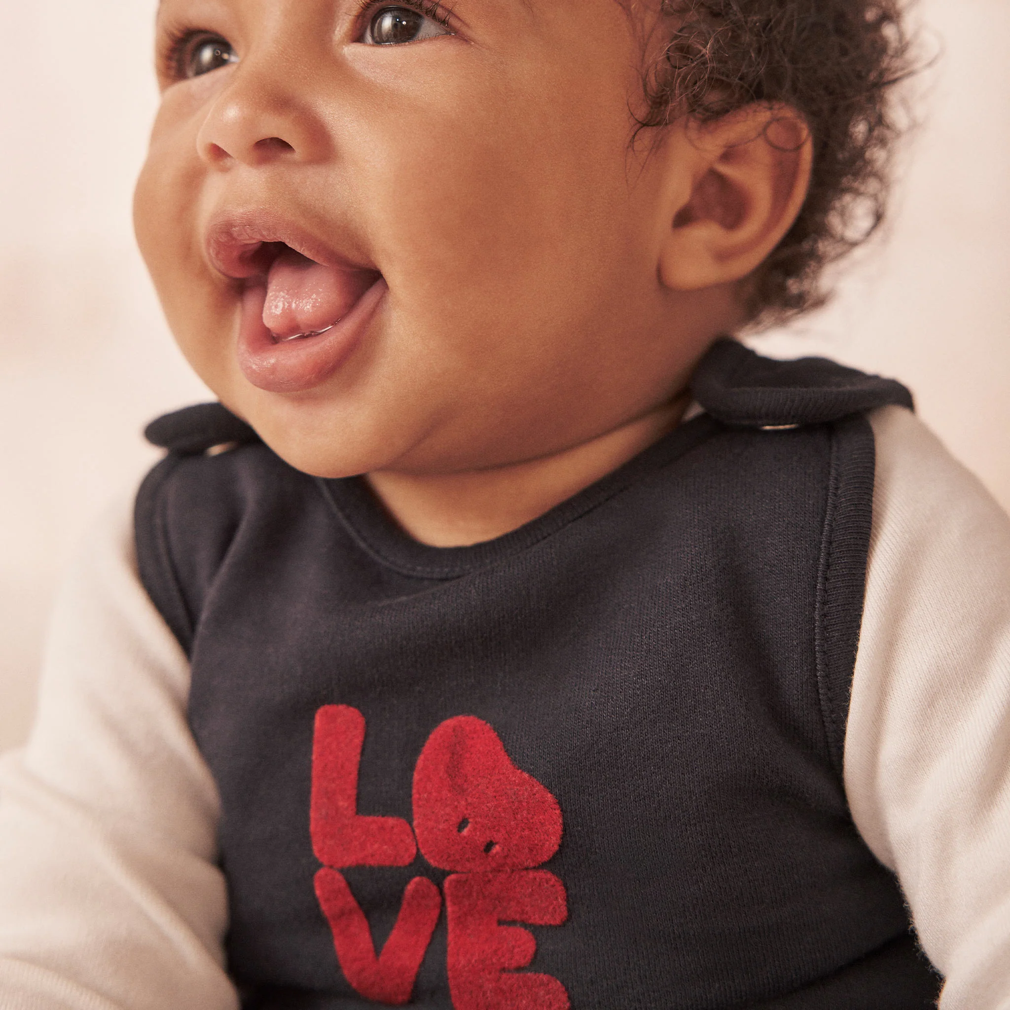 Organic Cotton Love Romper - Image 2