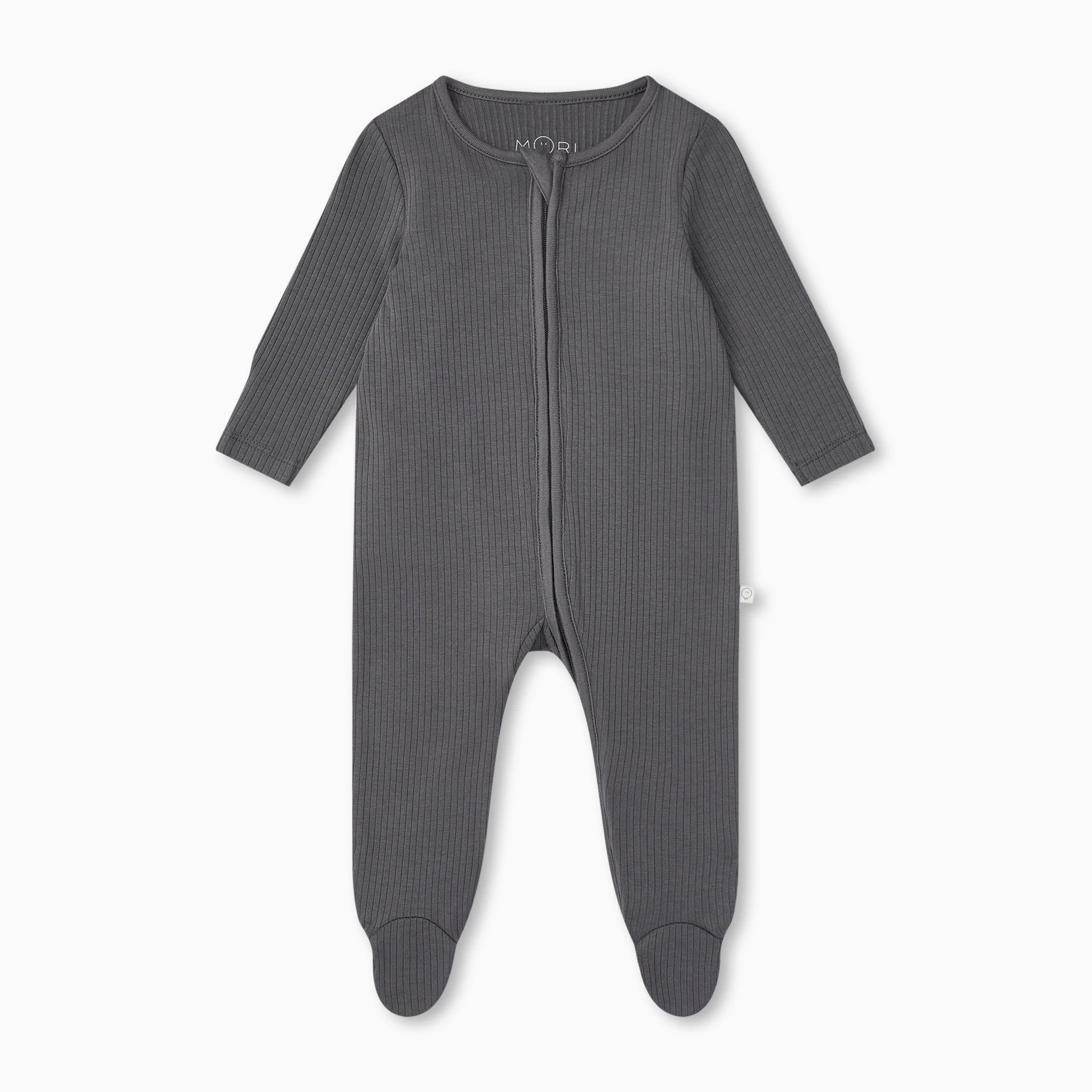 Panda Ribbed Clever Zip Sleepsuit - Image 2