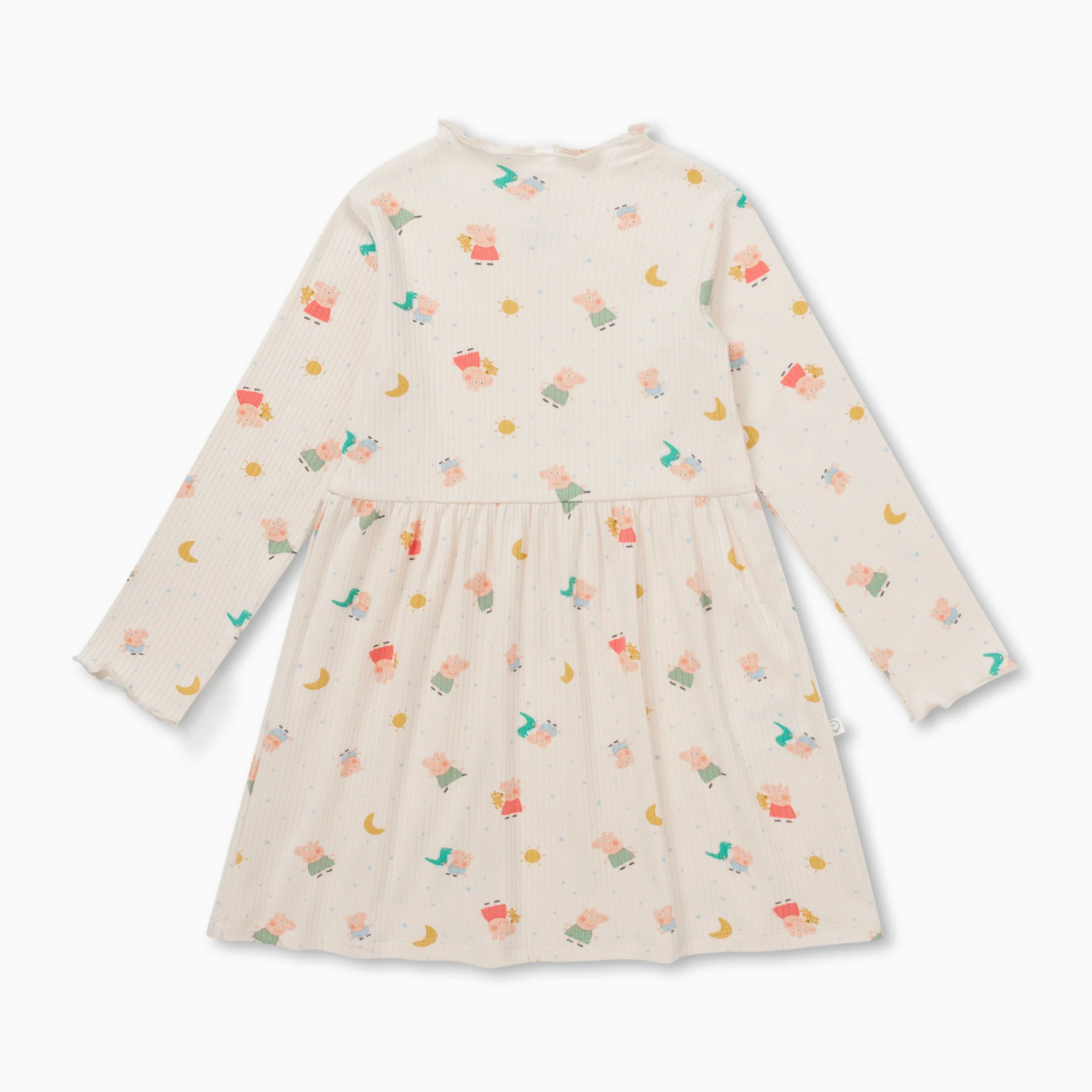 Peppa Pig Ribbed Dress & Tights Outfit - Image 7